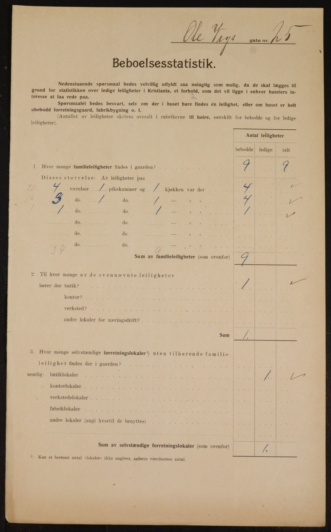OBA, Kommunal folketelling 1.2.1910 for Kristiania, 1910, s. 72933