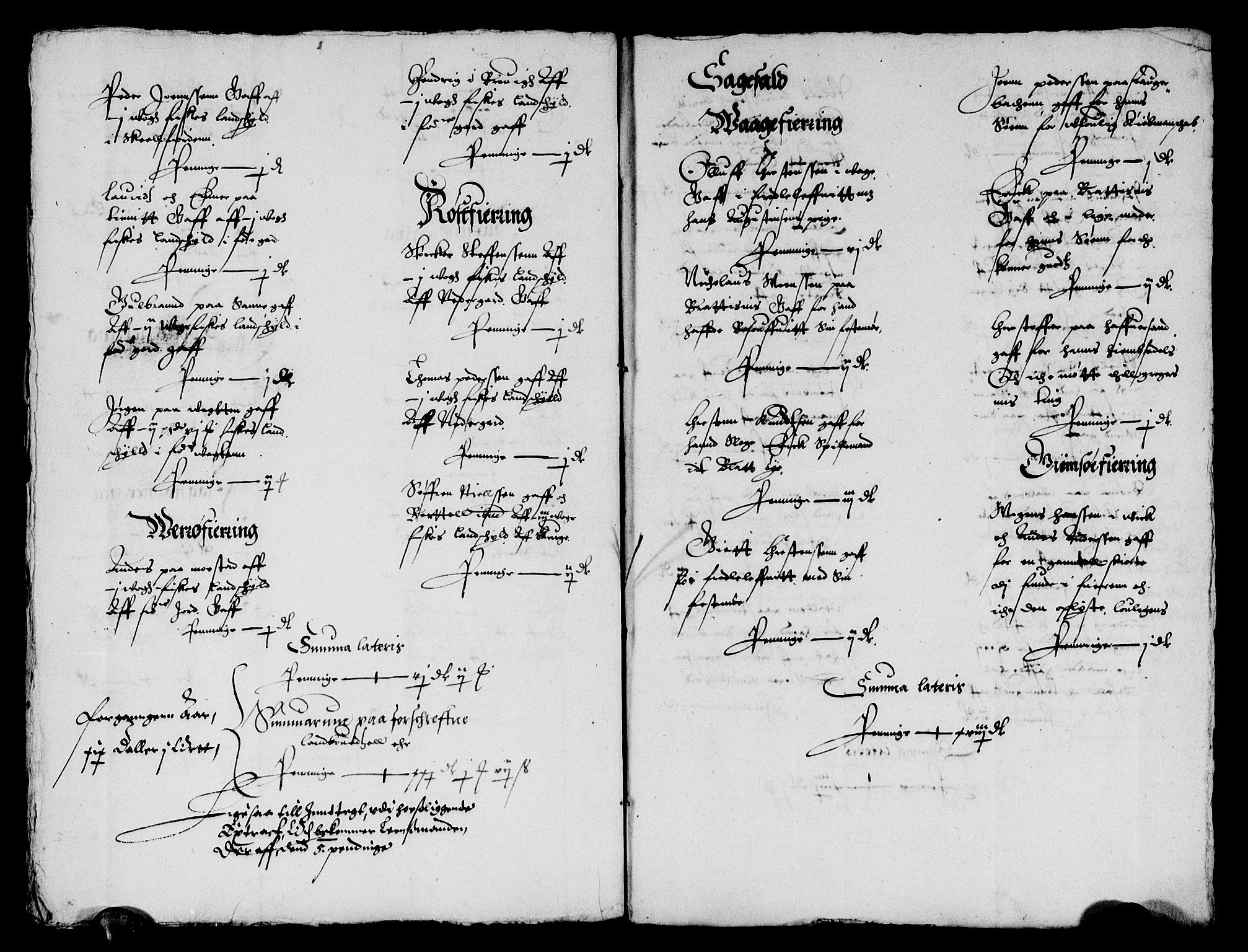 Rentekammeret inntil 1814, Reviderte regnskaper, Lensregnskaper, RA/EA-5023/R/Rb/Rbz/L0010: Nordlandenes len, 1617-1619