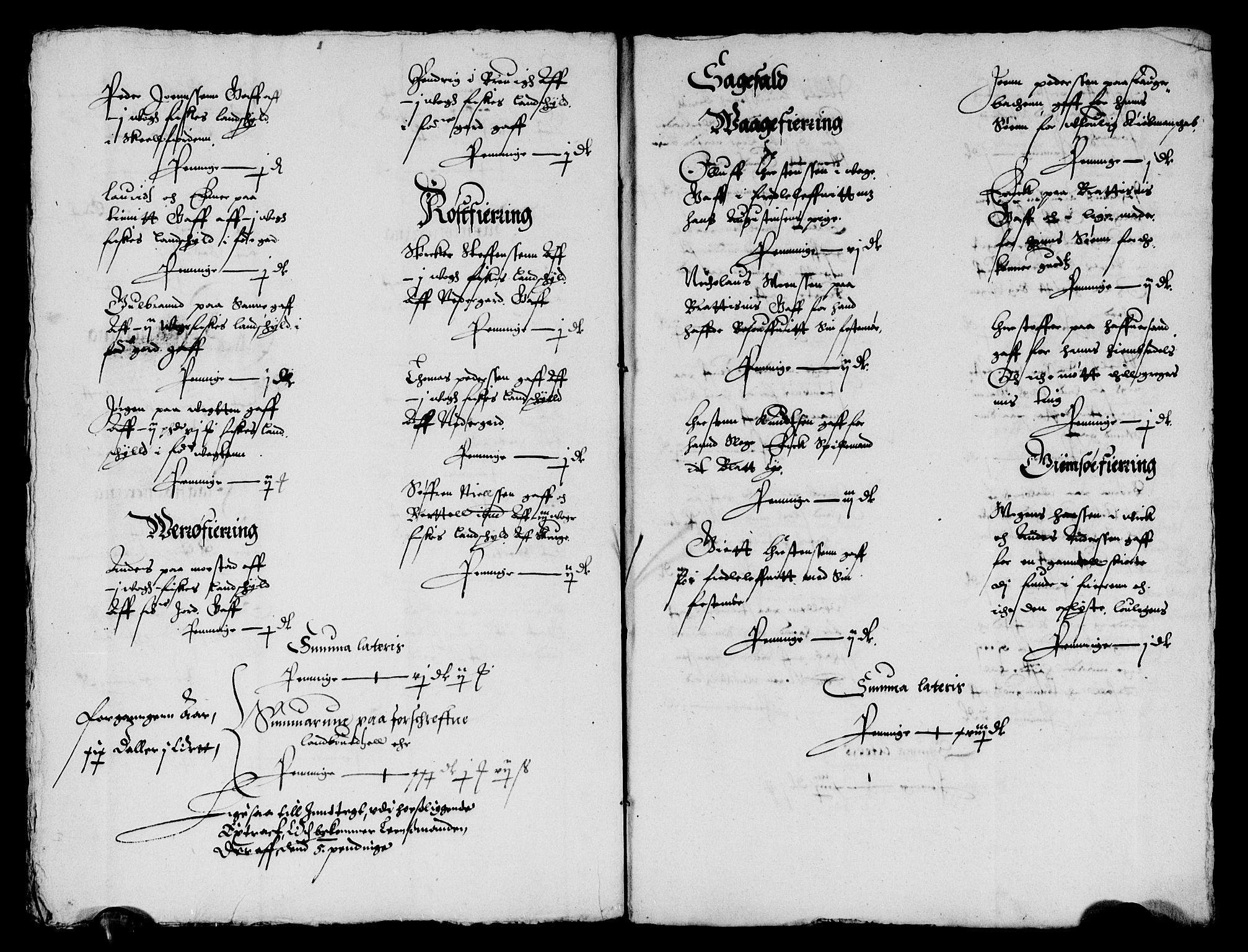 Rentekammeret inntil 1814, Reviderte regnskaper, Lensregnskaper, AV/RA-EA-5023/R/Rb/Rbz/L0010: Nordlandenes len, 1617-1619