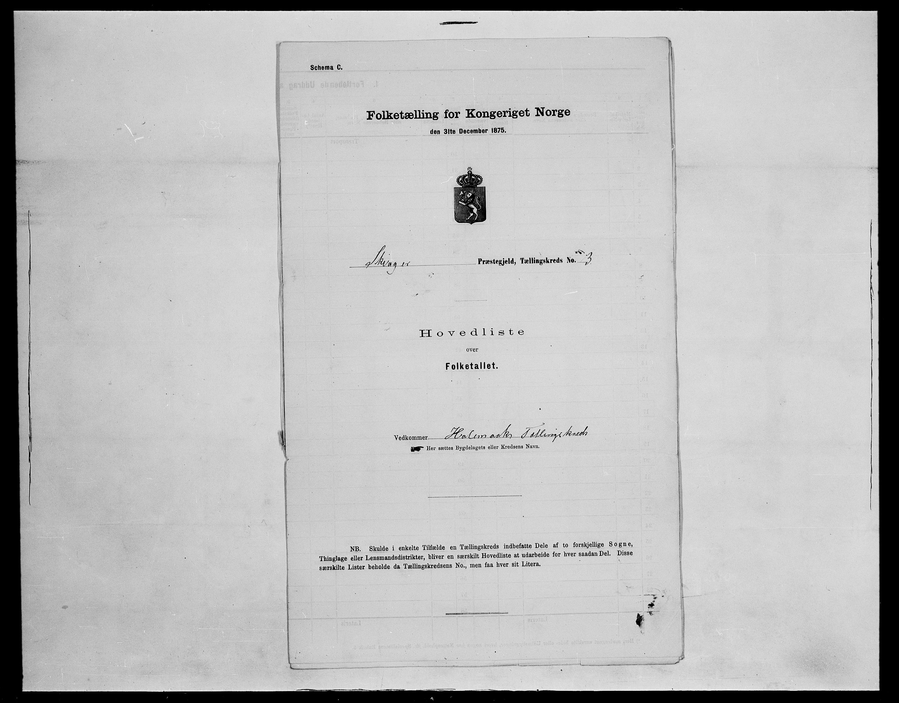 SAH, Folketelling 1875 for 0513P Skjåk prestegjeld, 1875, s. 15