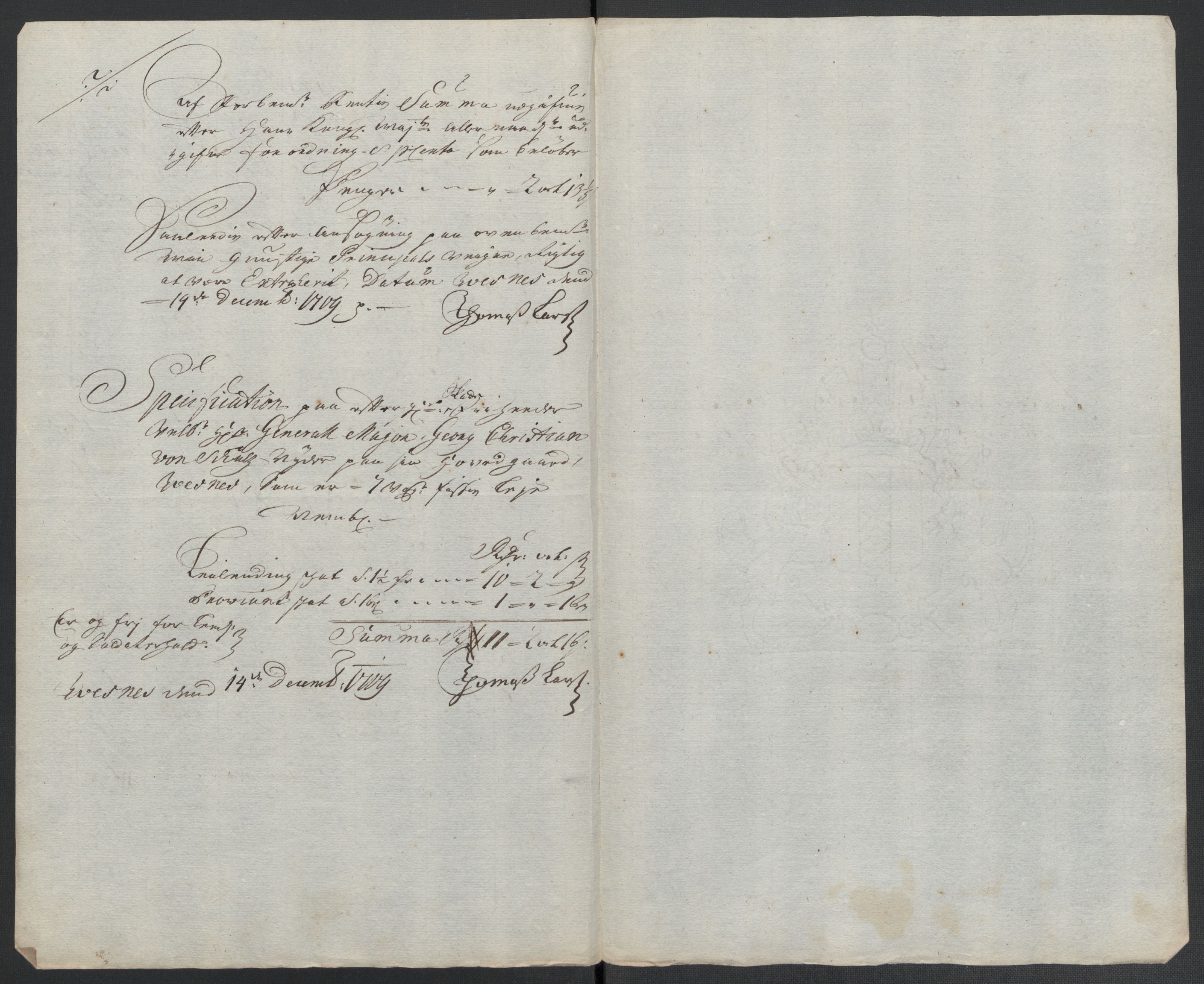 Rentekammeret inntil 1814, Reviderte regnskaper, Fogderegnskap, AV/RA-EA-4092/R55/L3659: Fogderegnskap Romsdal, 1709-1710, s. 112
