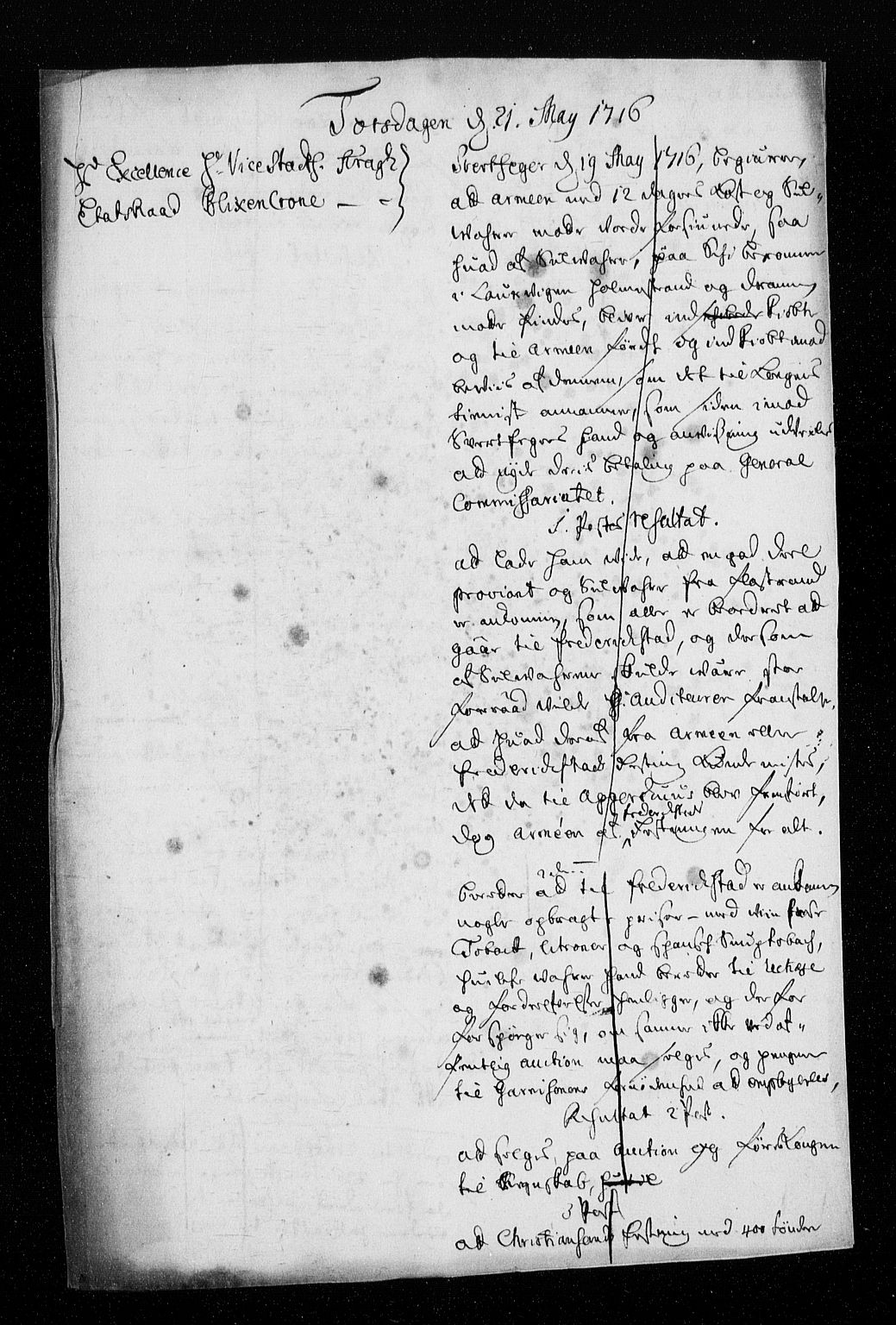 Stattholderembetet 1572-1771, AV/RA-EA-2870/Aa/L0007: Konsept til voteringsprotokoll, 1716-1717, s. 118