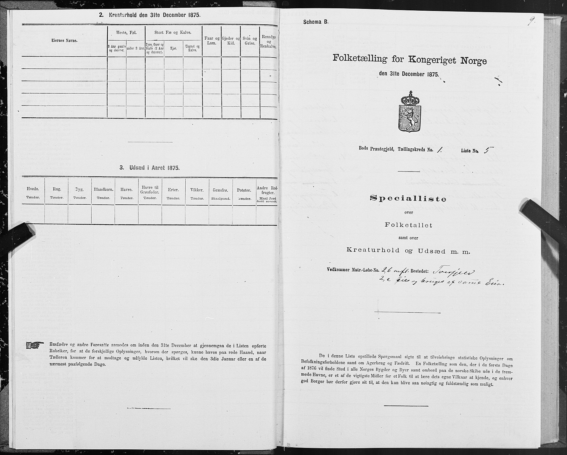 SAT, Folketelling 1875 for 1549P Bud prestegjeld, 1875, s. 1009