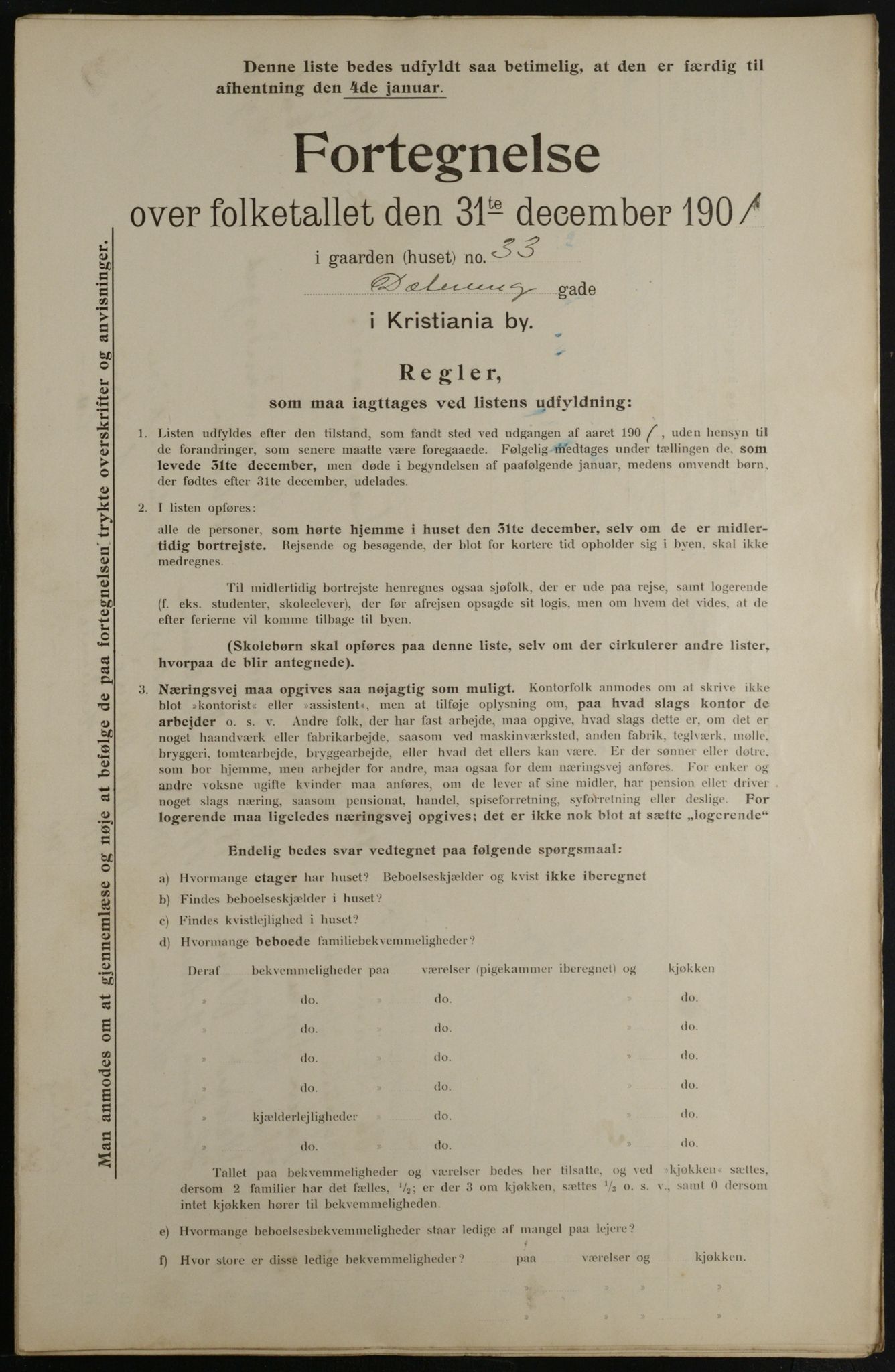 OBA, Kommunal folketelling 31.12.1901 for Kristiania kjøpstad, 1901, s. 2874