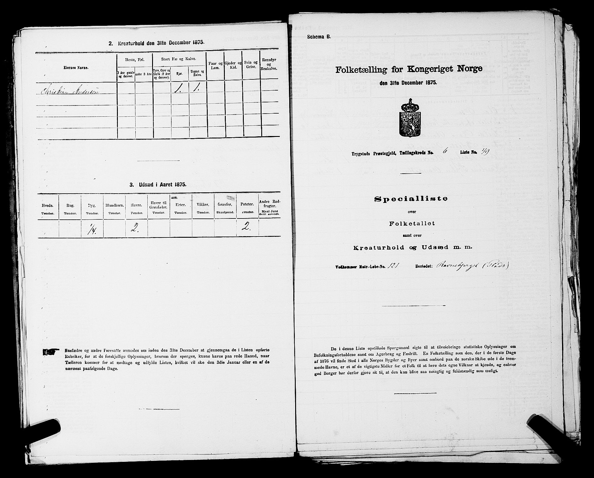 RA, Folketelling 1875 for 0122P Trøgstad prestegjeld, 1875, s. 726