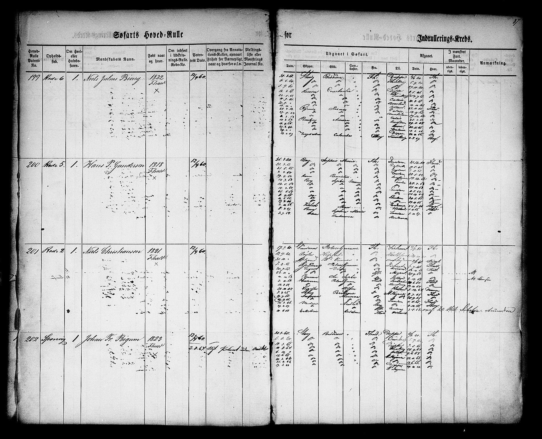 Halden mønstringskontor, SAO/A-10569a/F/Fc/Fcb/L0001: Hovedrulle, 1860, s. 89