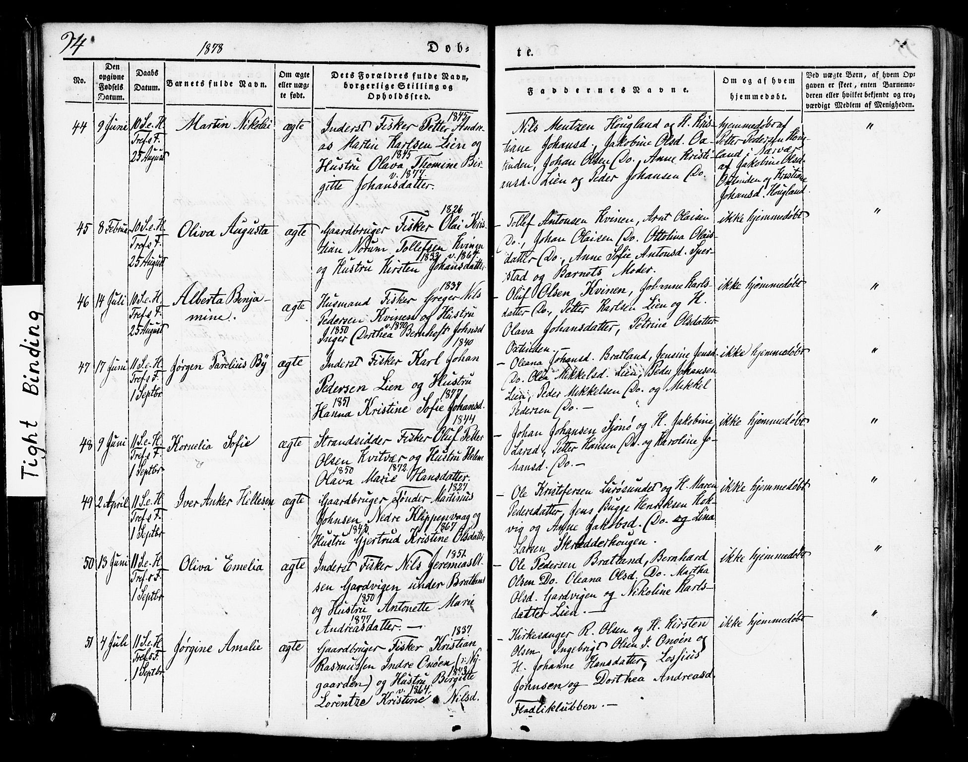 Ministerialprotokoller, klokkerbøker og fødselsregistre - Nordland, AV/SAT-A-1459/839/L0567: Ministerialbok nr. 839A04, 1863-1879, s. 94