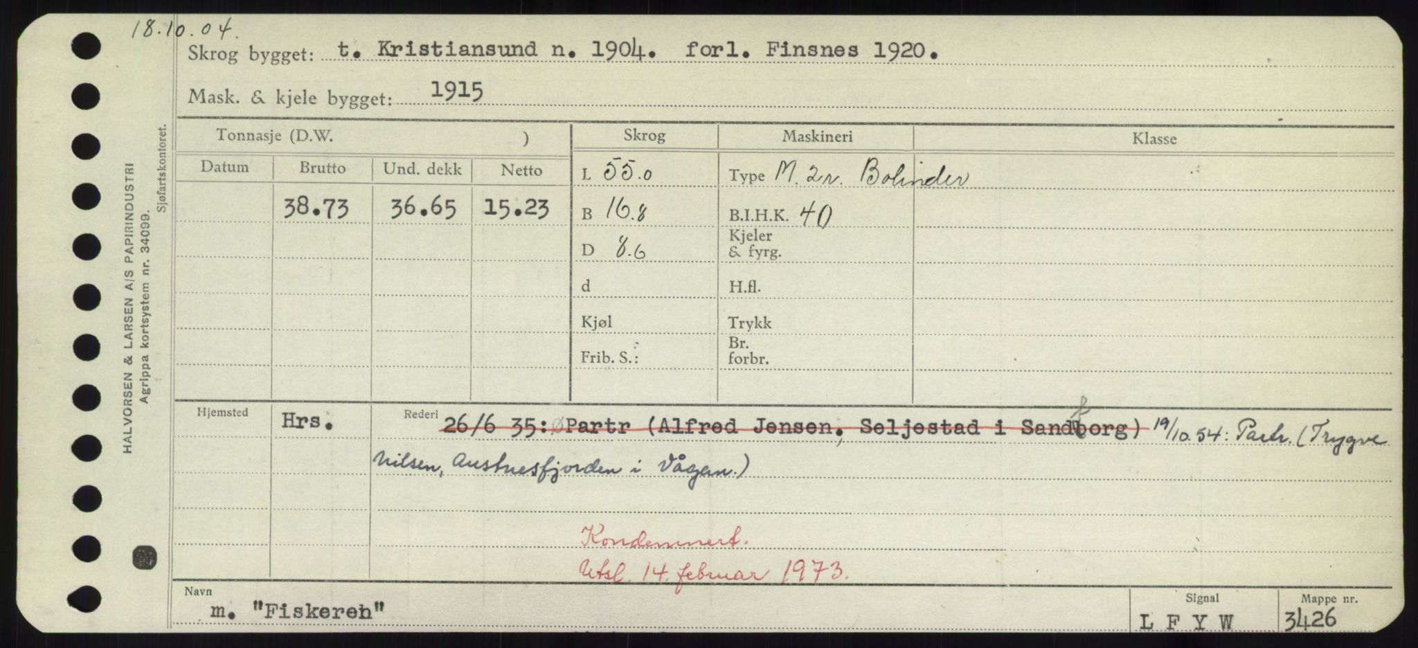 Sjøfartsdirektoratet med forløpere, Skipsmålingen, RA/S-1627/H/Hd/L0010: Fartøy, F-Fjø, s. 561