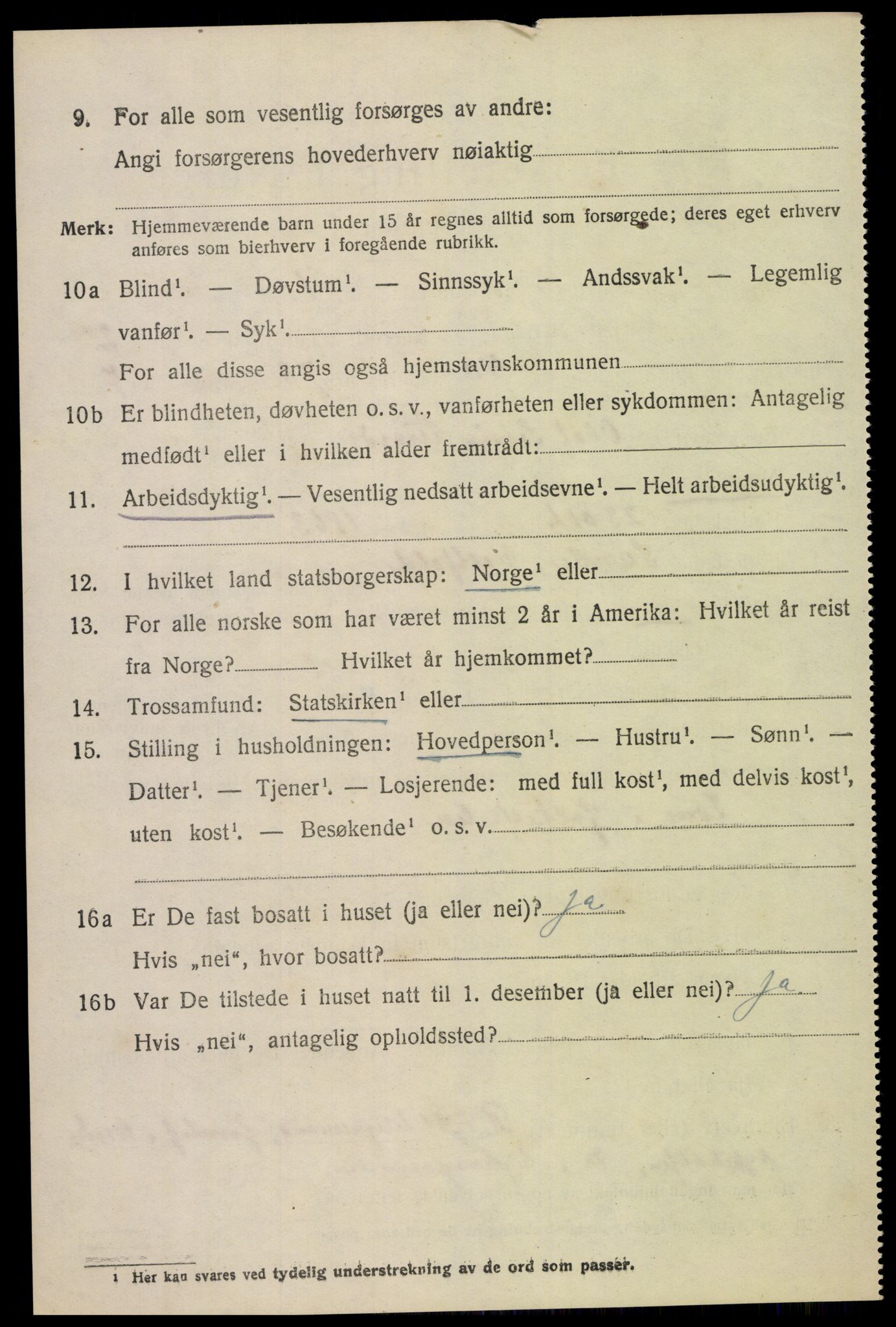 SAK, Folketelling 1920 for 1011 Randesund herred, 1920, s. 1427