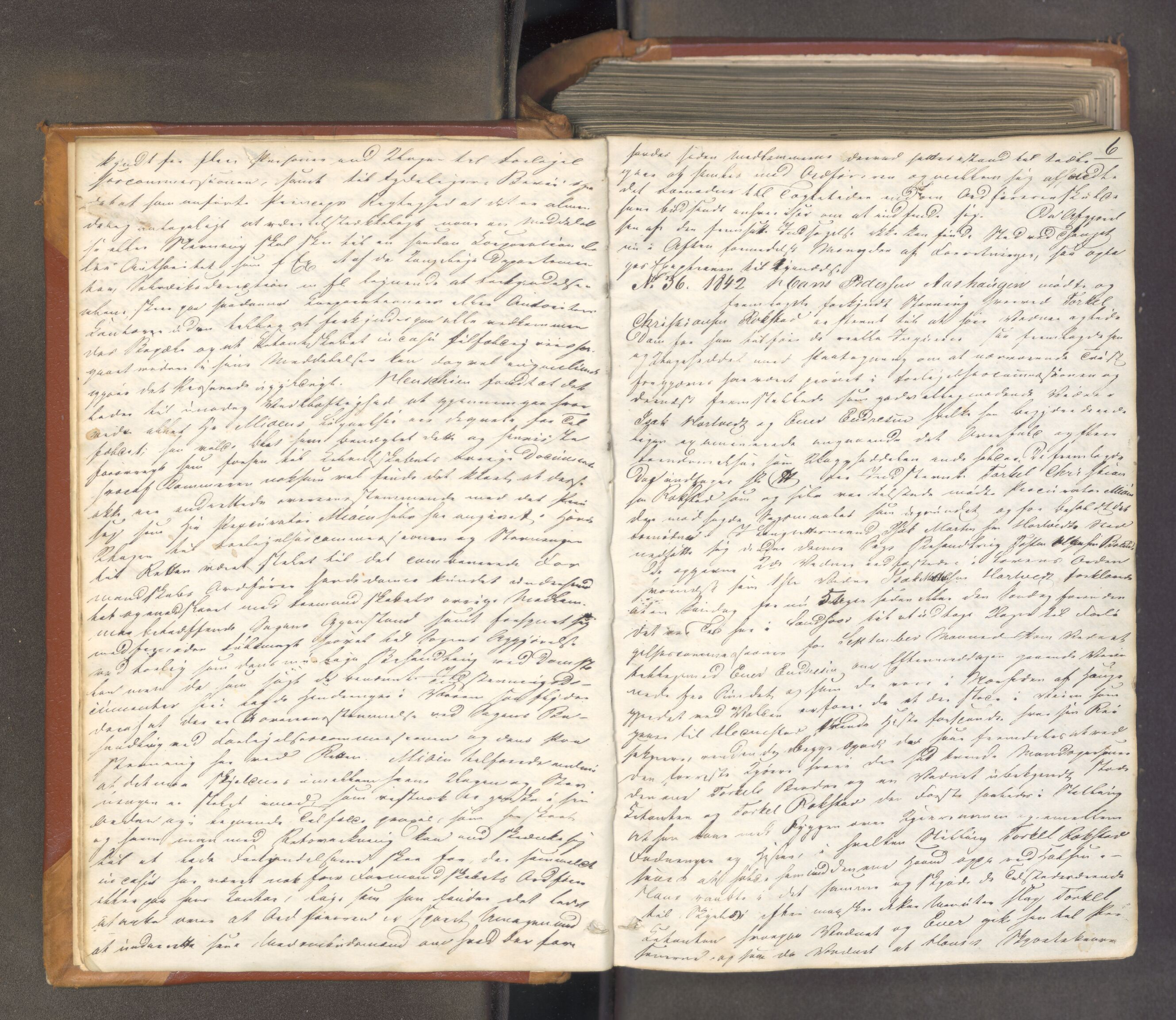 Numedal og Sandsvær sorenskriveri, AV/SAKO-A-128/F/Fa/Faa/L0104: Tingbok for Sandsvær, 1842-1849