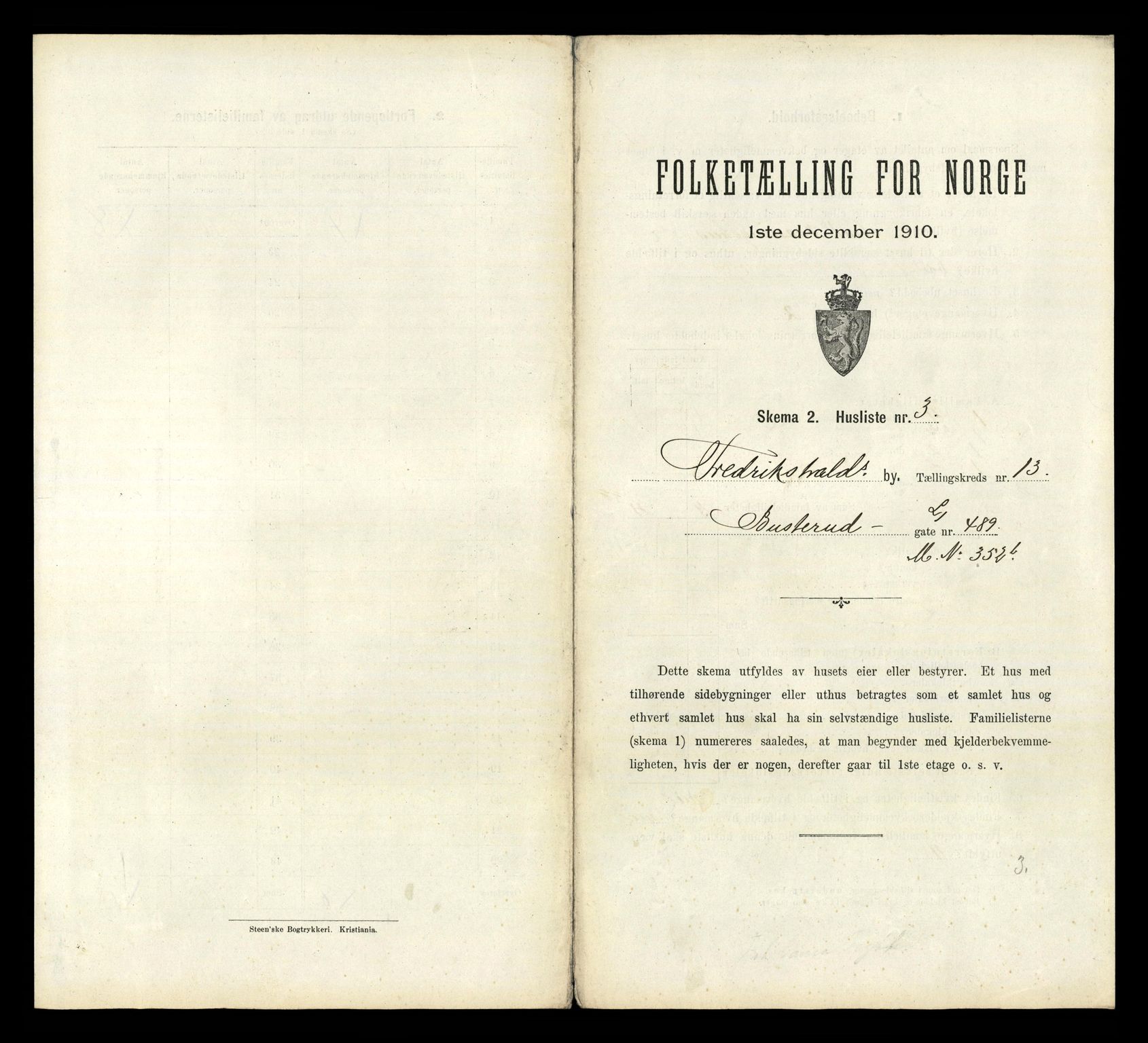 RA, Folketelling 1910 for 0101 Fredrikshald kjøpstad, 1910, s. 4306