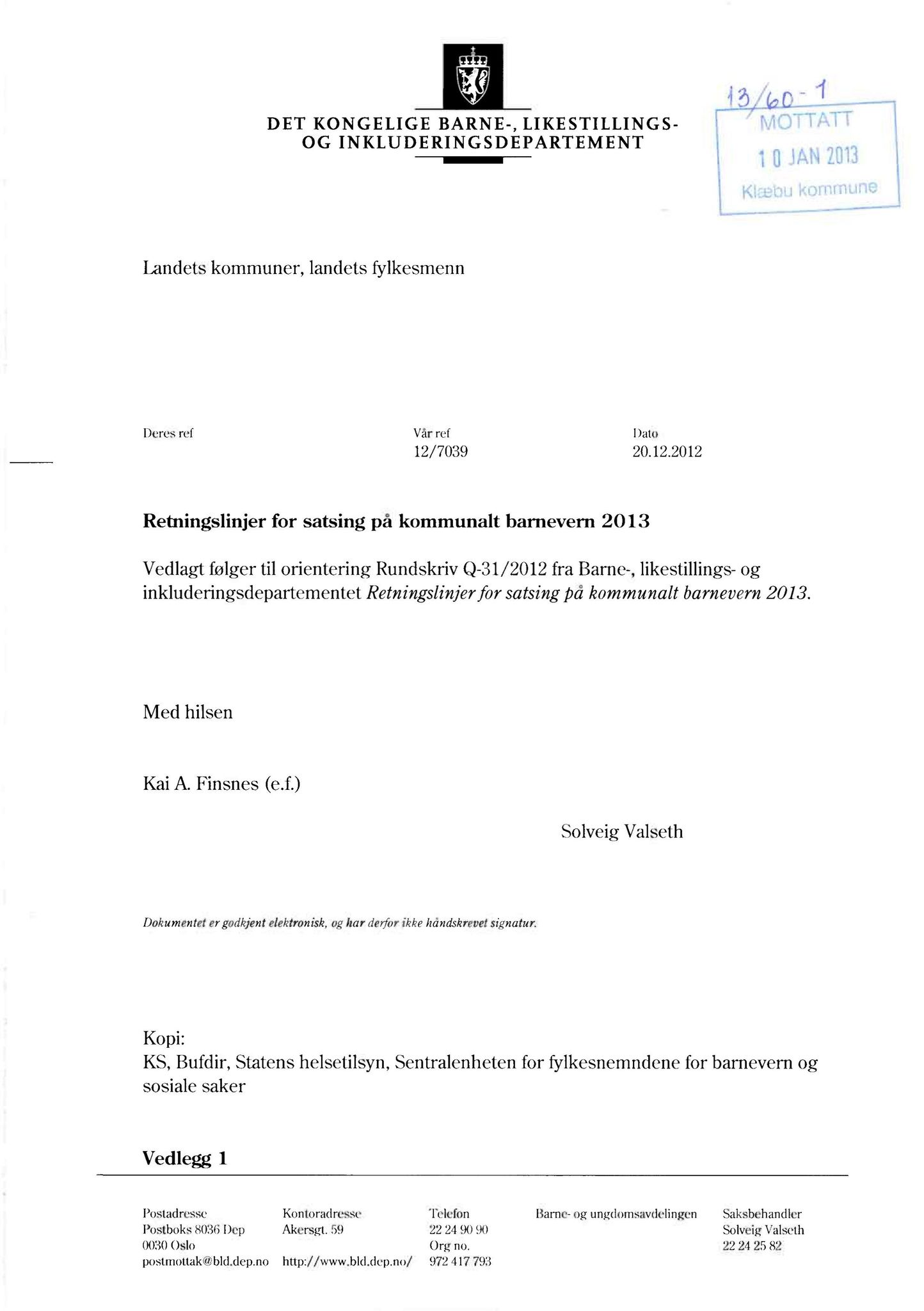 Klæbu Kommune, TRKO/KK/05-UOm/L004: Utvalg for omsorg - Møtedokumenter, 2013, s. 64
