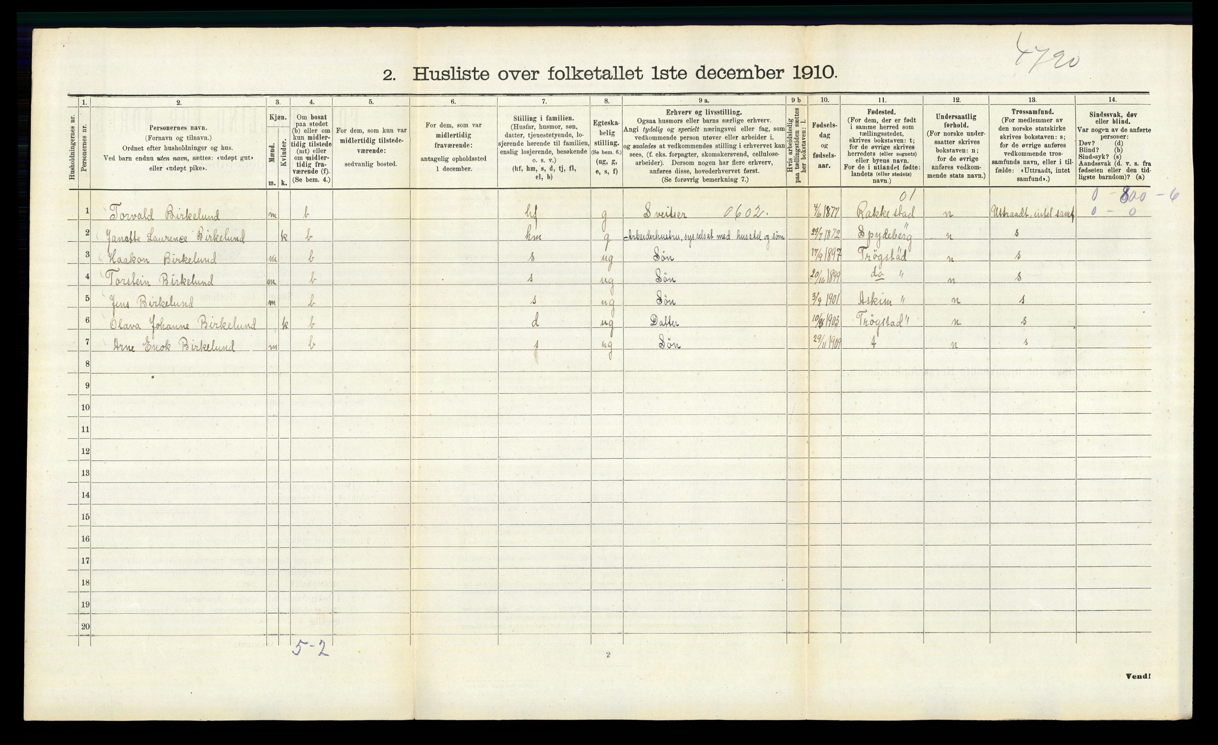 RA, Folketelling 1910 for 0226 Sørum herred, 1910, s. 684