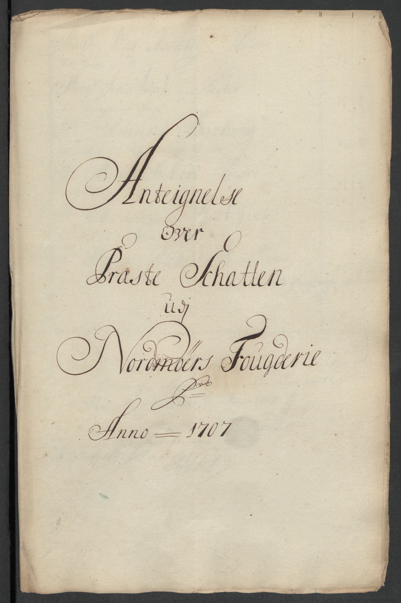 Rentekammeret inntil 1814, Reviderte regnskaper, Fogderegnskap, AV/RA-EA-4092/R56/L3742: Fogderegnskap Nordmøre, 1706-1707, s. 238