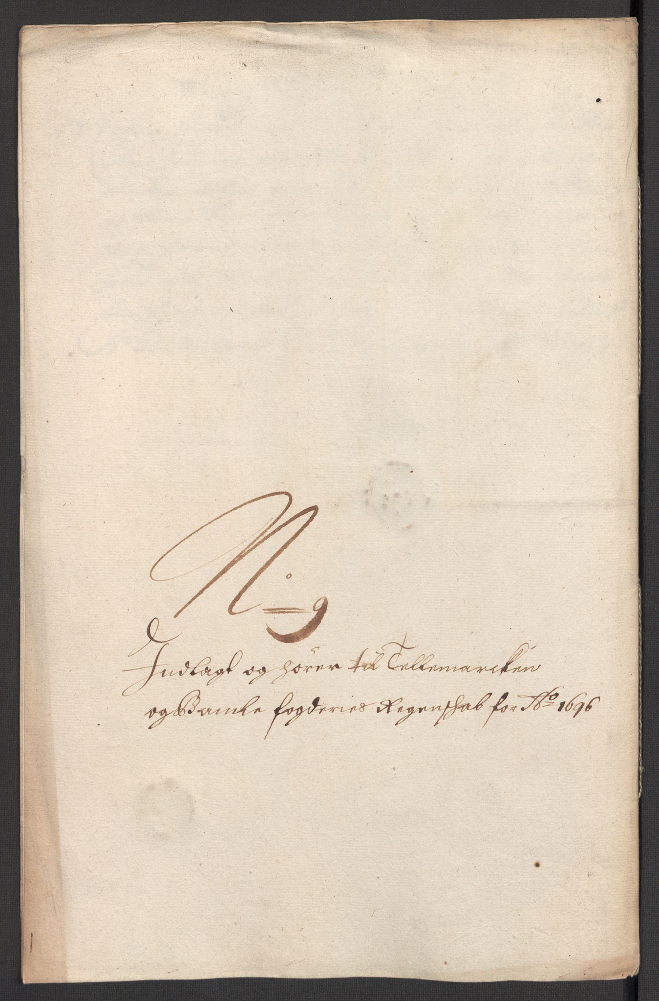 Rentekammeret inntil 1814, Reviderte regnskaper, Fogderegnskap, RA/EA-4092/R36/L2095: Fogderegnskap Øvre og Nedre Telemark og Bamble, 1696, s. 143