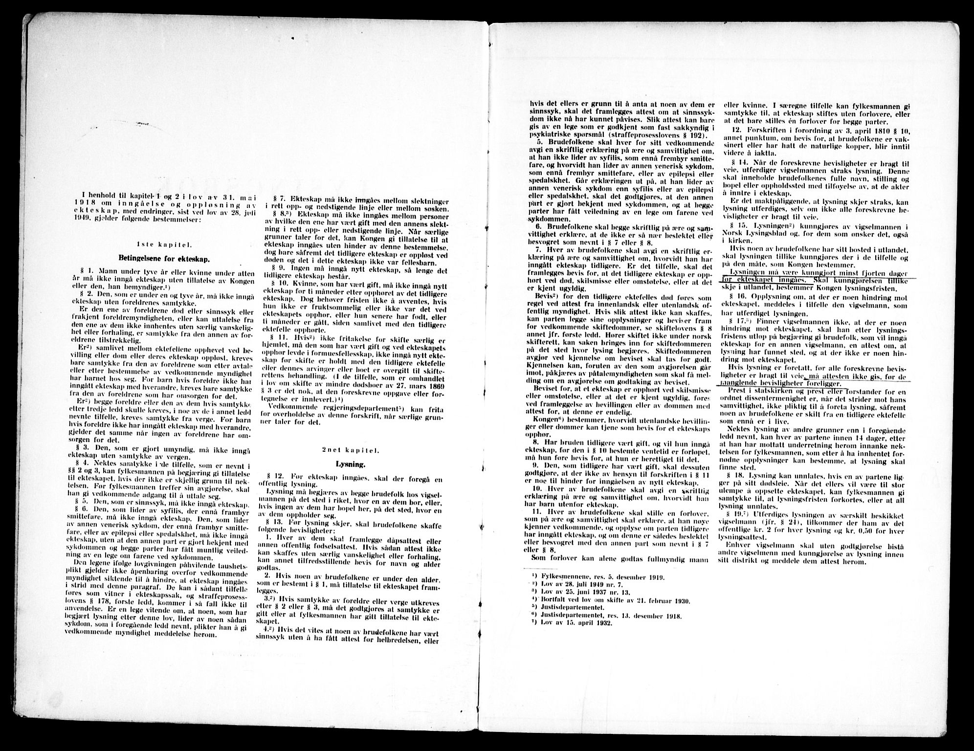 Nittedal prestekontor Kirkebøker, AV/SAO-A-10365a/H/Ha/L0002: Lysningsprotokoll nr. 2, 1953-1969