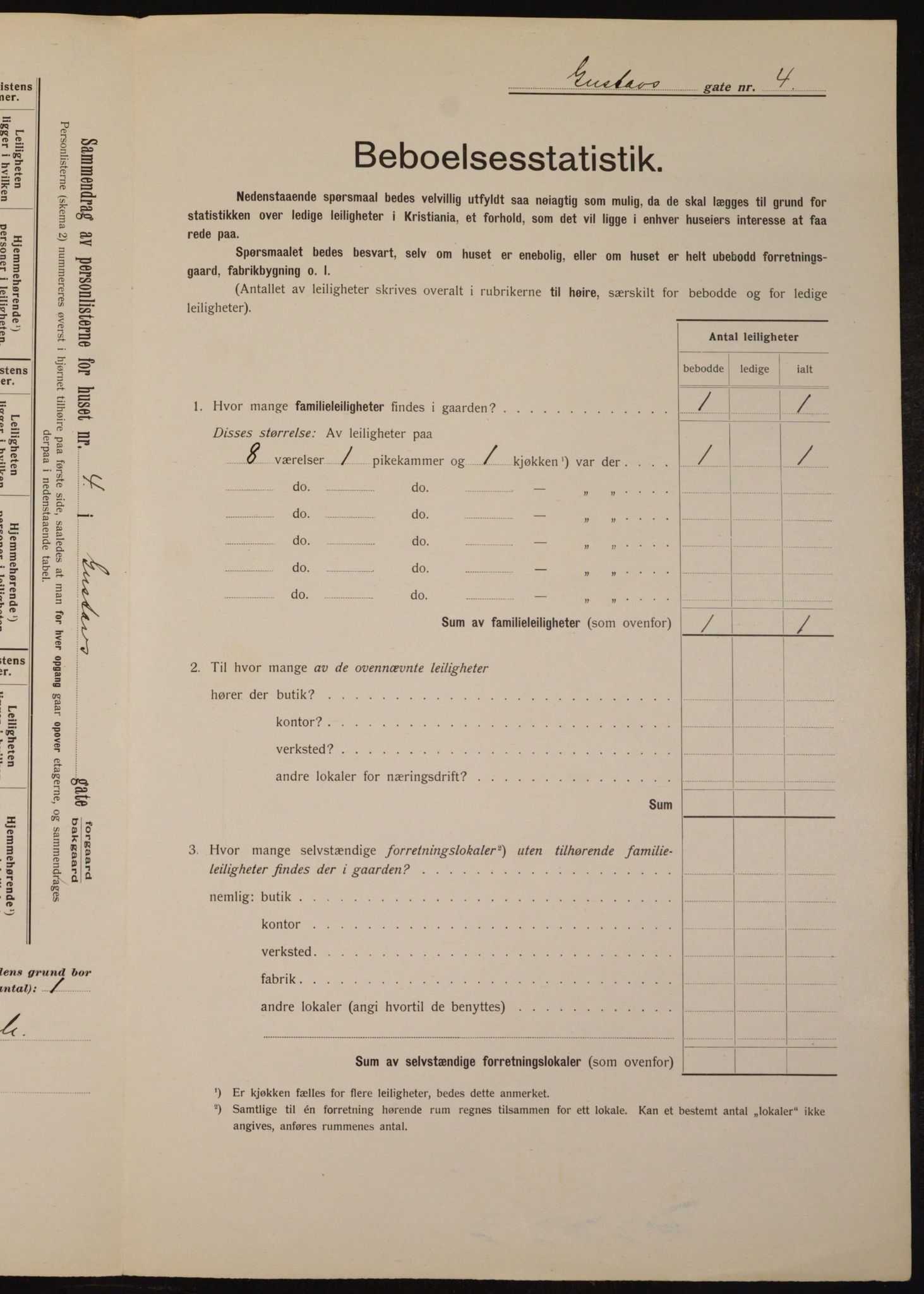 OBA, Kommunal folketelling 1.2.1912 for Kristiania, 1912, s. 32465