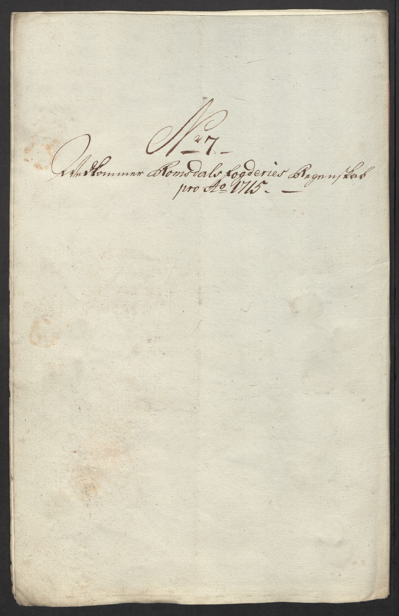 Rentekammeret inntil 1814, Reviderte regnskaper, Fogderegnskap, RA/EA-4092/R55/L3663: Fogderegnskap Romsdal, 1715-1716, s. 112