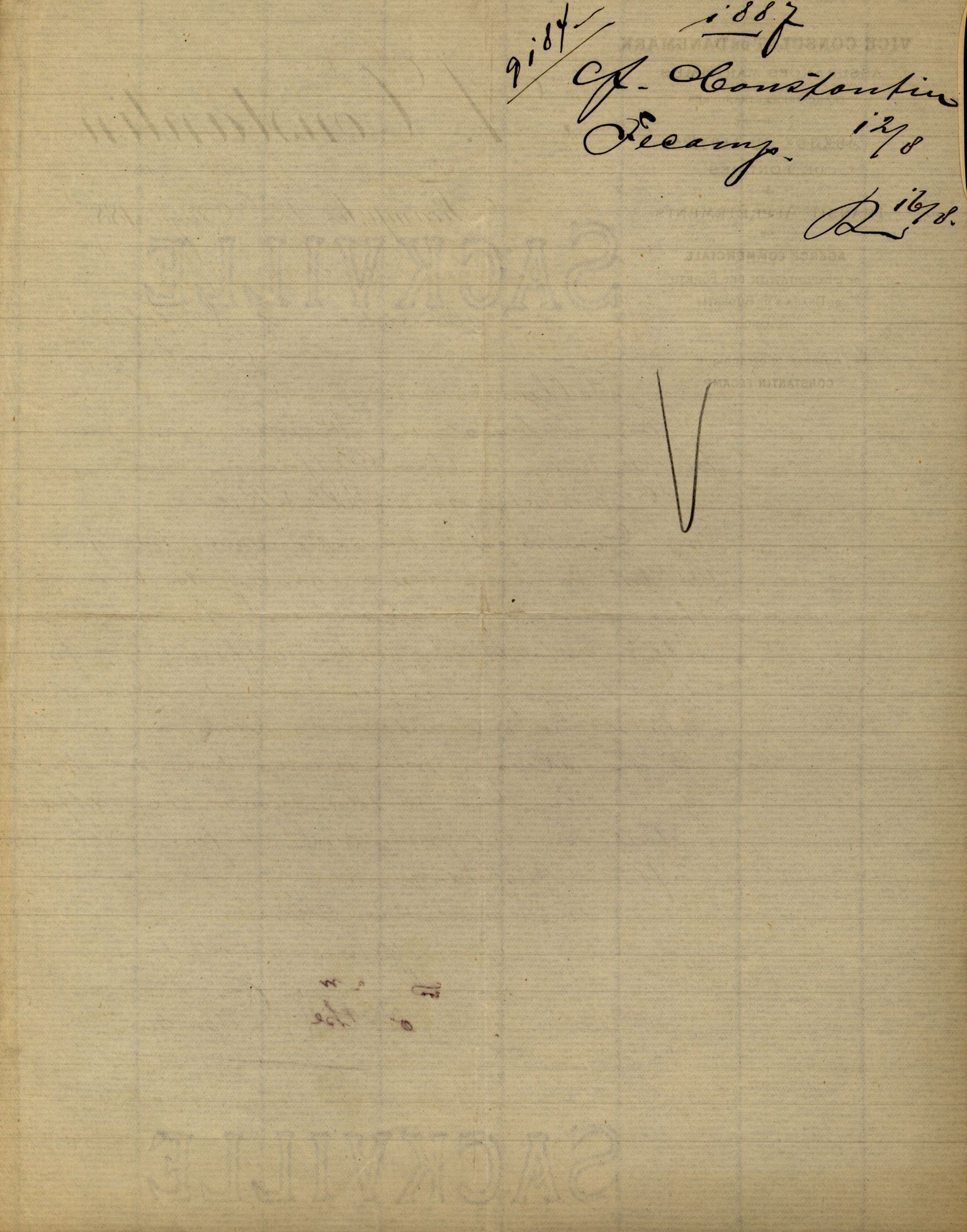 Pa 63 - Østlandske skibsassuranceforening, VEMU/A-1079/G/Ga/L0020/0001: Havaridokumenter / Tellus, Telanak, Wilhelmine, 1887, s. 81