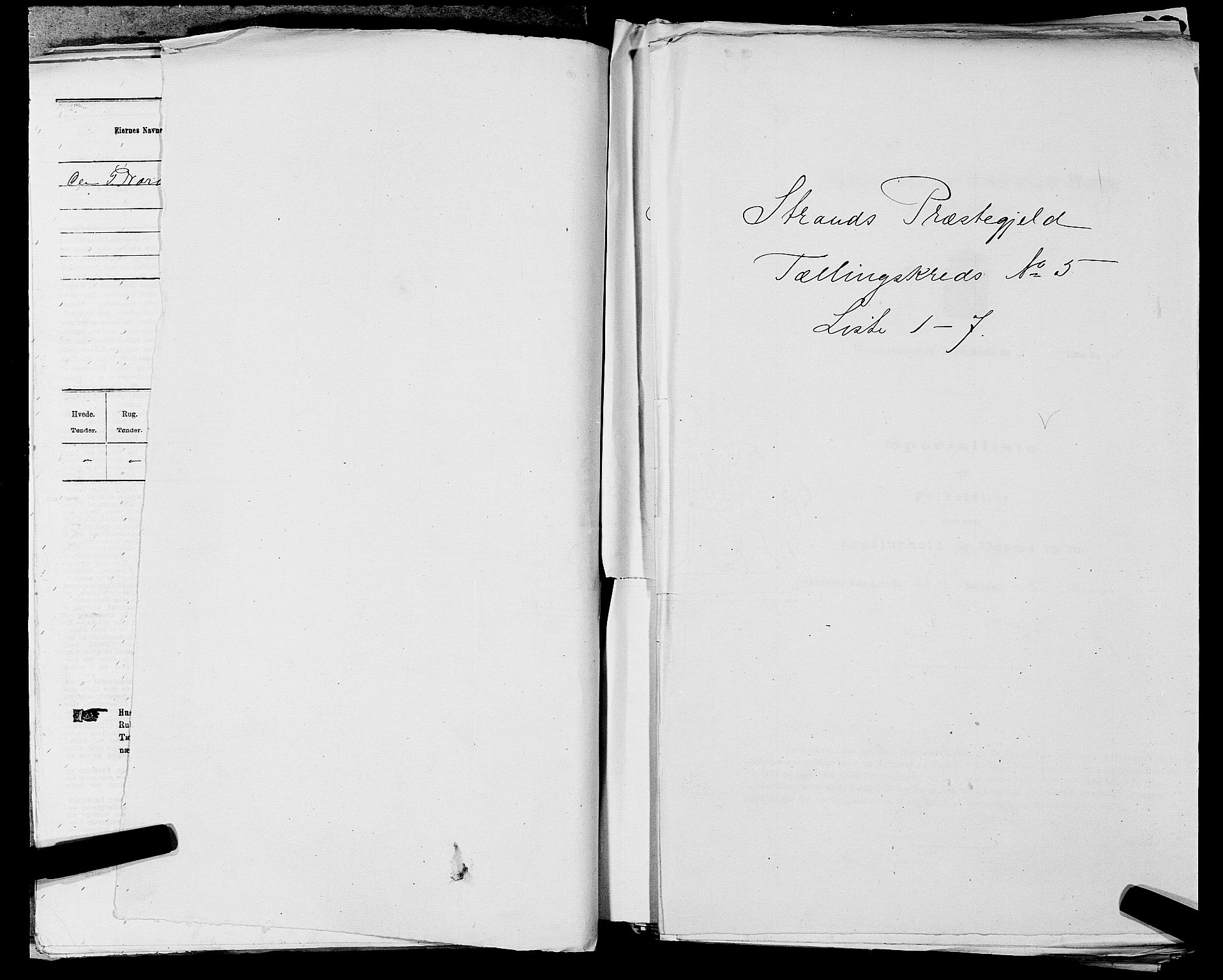 SAST, Folketelling 1875 for 1130P Strand prestegjeld, 1875, s. 444