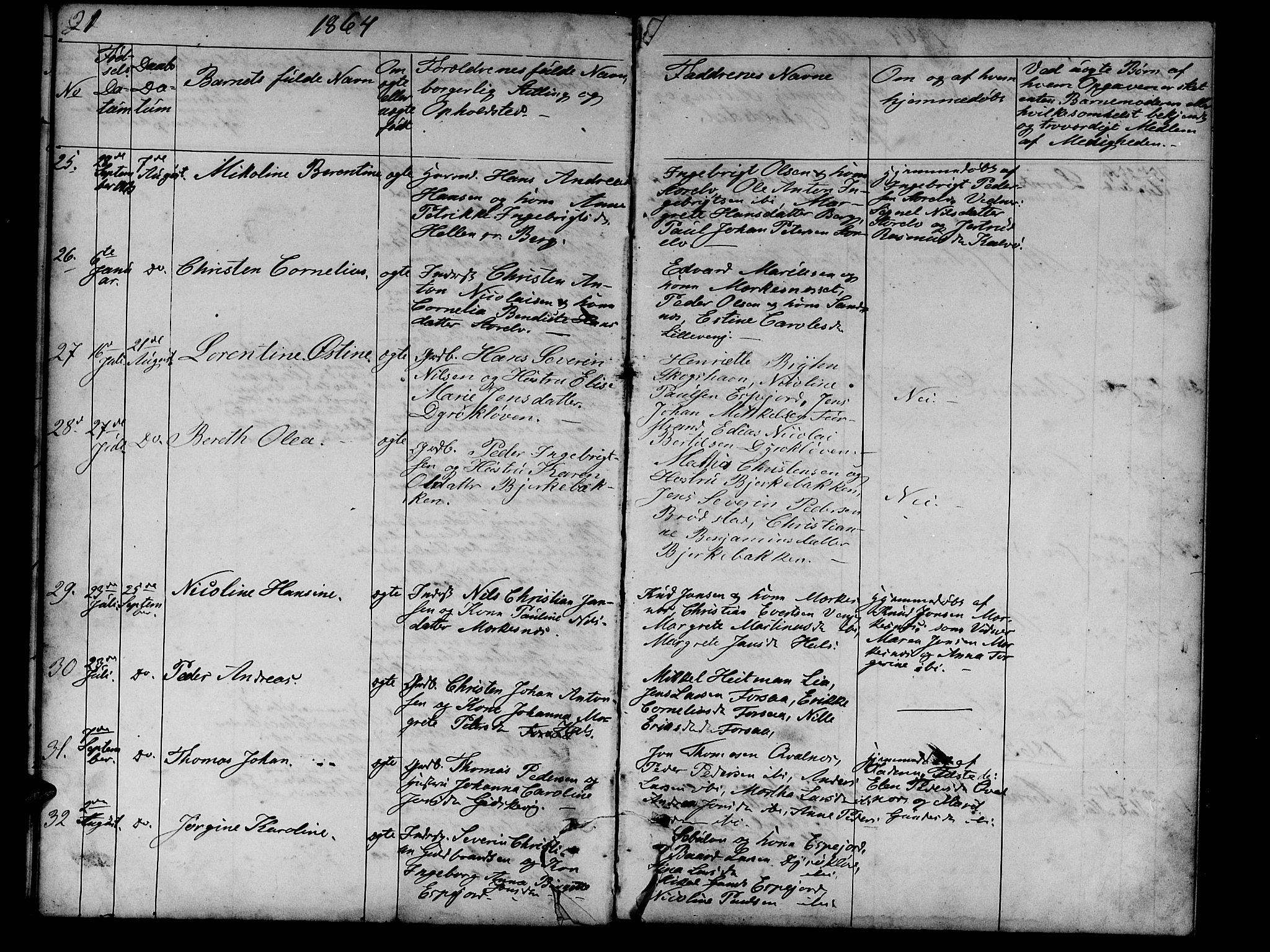 Tranøy sokneprestkontor, AV/SATØ-S-1313/I/Ia/Iab/L0012klokker: Klokkerbok nr. 12, 1859-1874, s. 21