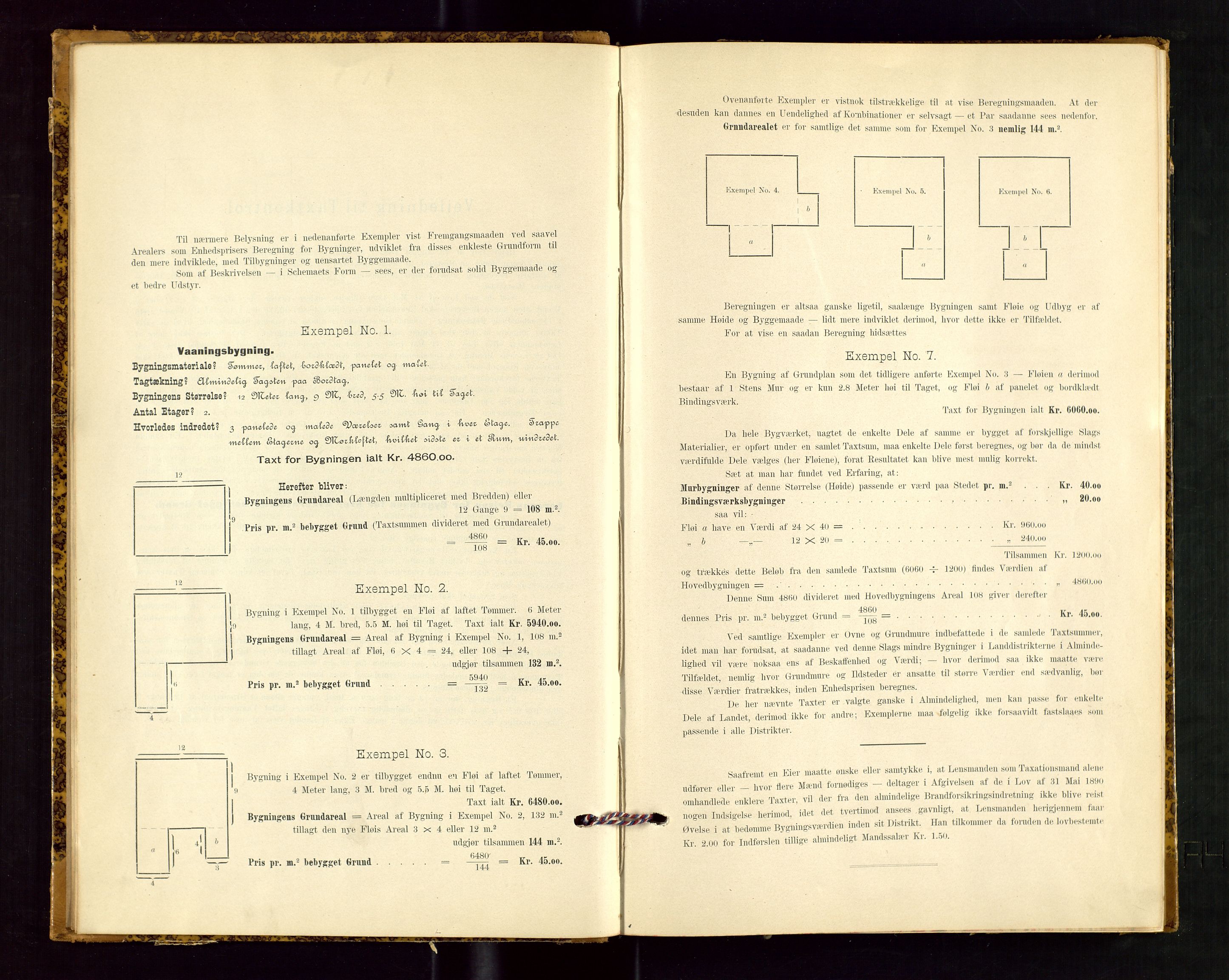 Høle og Forsand lensmannskontor, AV/SAST-A-100127/Gob/L0001: "Brandtaxtprotokol" - skjematakst, 1897-1940