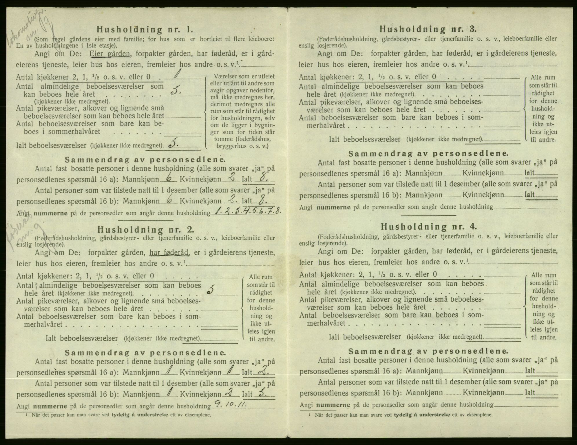 SAB, Folketelling 1920 for 1235 Voss herred, 1920, s. 398