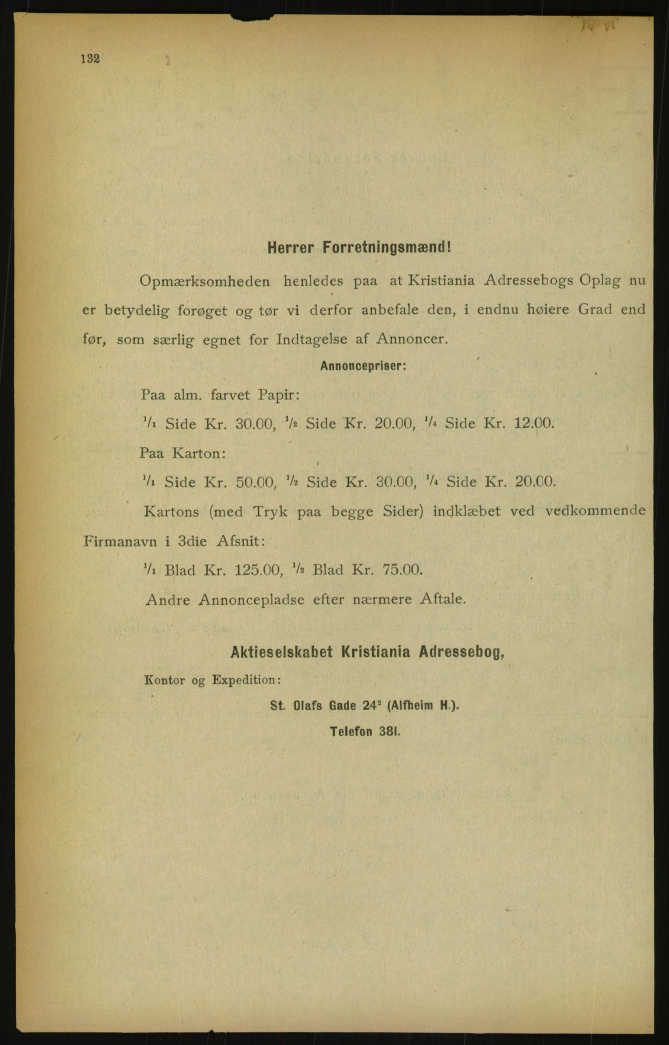 Kristiania/Oslo adressebok, PUBL/-, 1900, s. 132