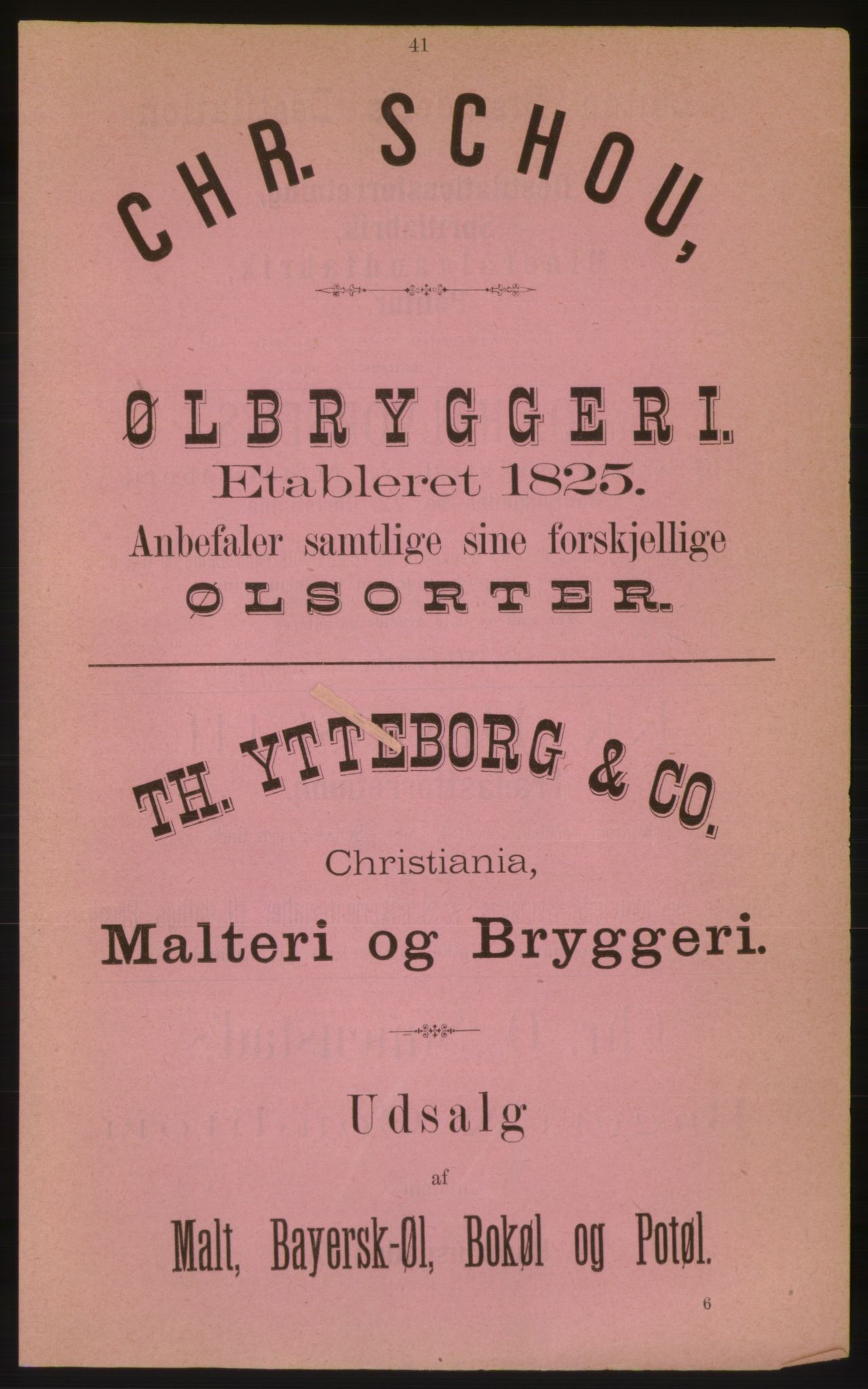 Kristiania/Oslo adressebok, PUBL/-, 1882, s. 41