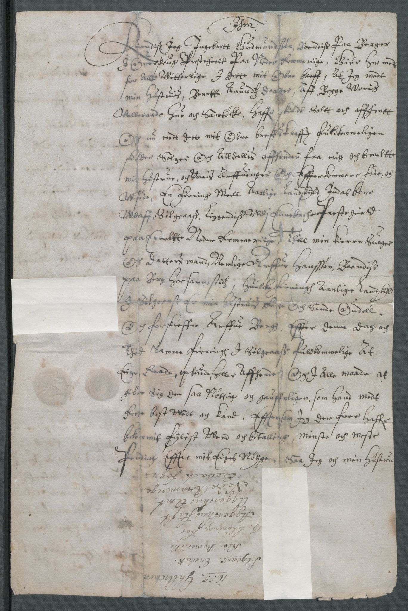Riksarkivets diplomsamling, AV/RA-EA-5965/F02/L0166: Dokumenter, 1654-1656, s. 72