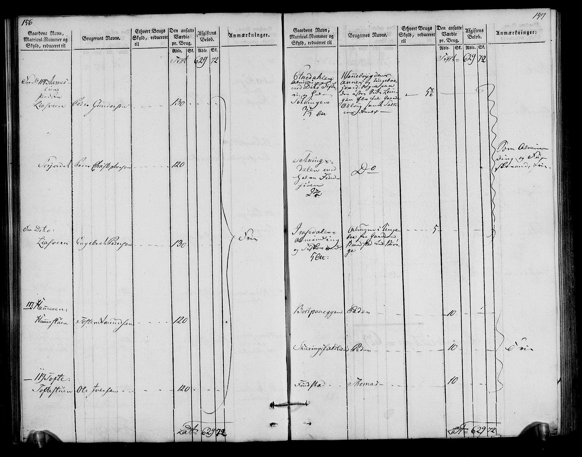 Rentekammeret inntil 1814, Realistisk ordnet avdeling, RA/EA-4070/N/Ne/Nea/L0040: Gudbrandsdalen fogderi. Oppebørselsregister, 1803-1804, s. 83