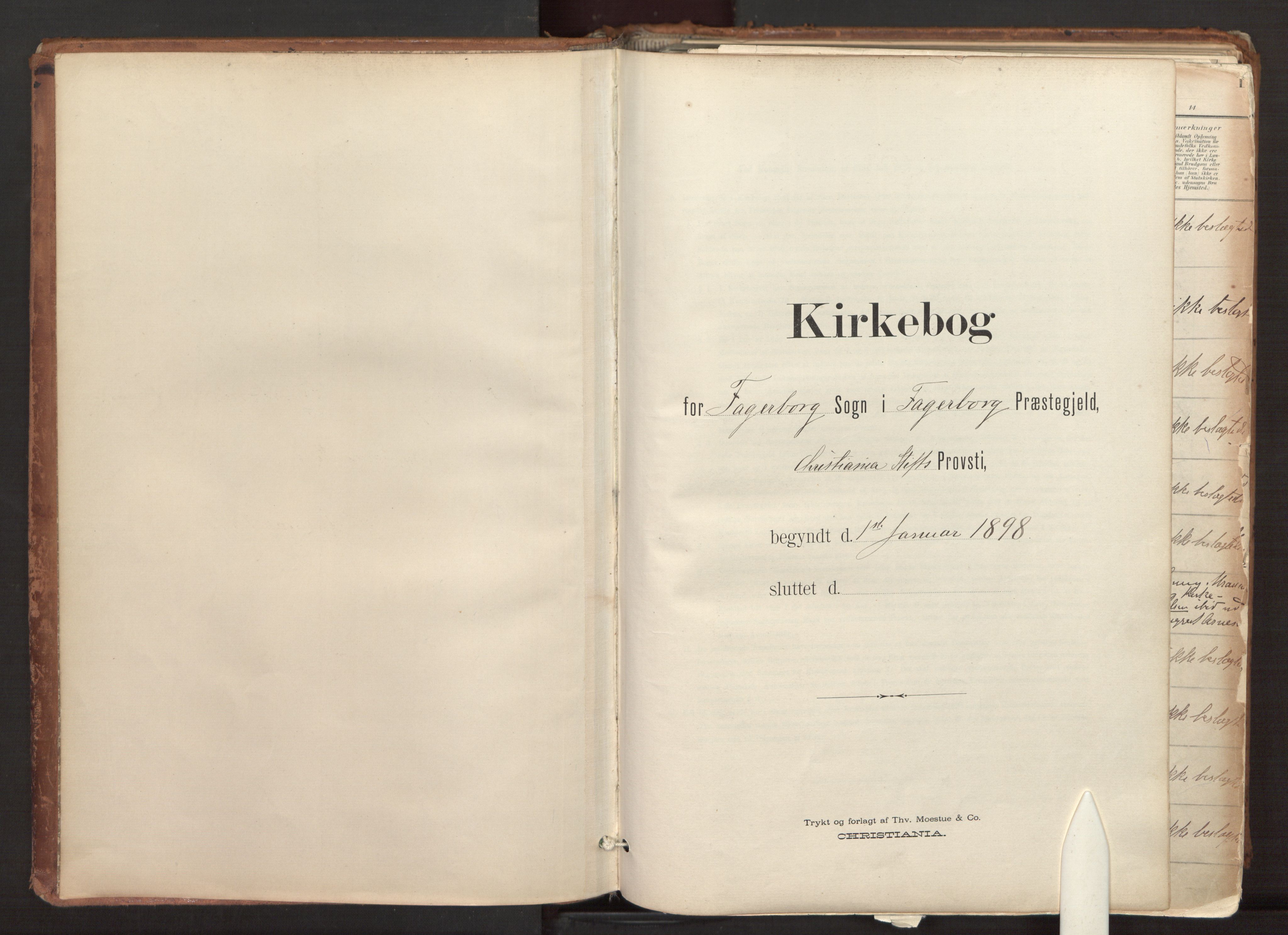 Fagerborg prestekontor Kirkebøker, SAO/A-10844/F/Fa/L0003: Ministerialbok nr. 3, 1898-1916