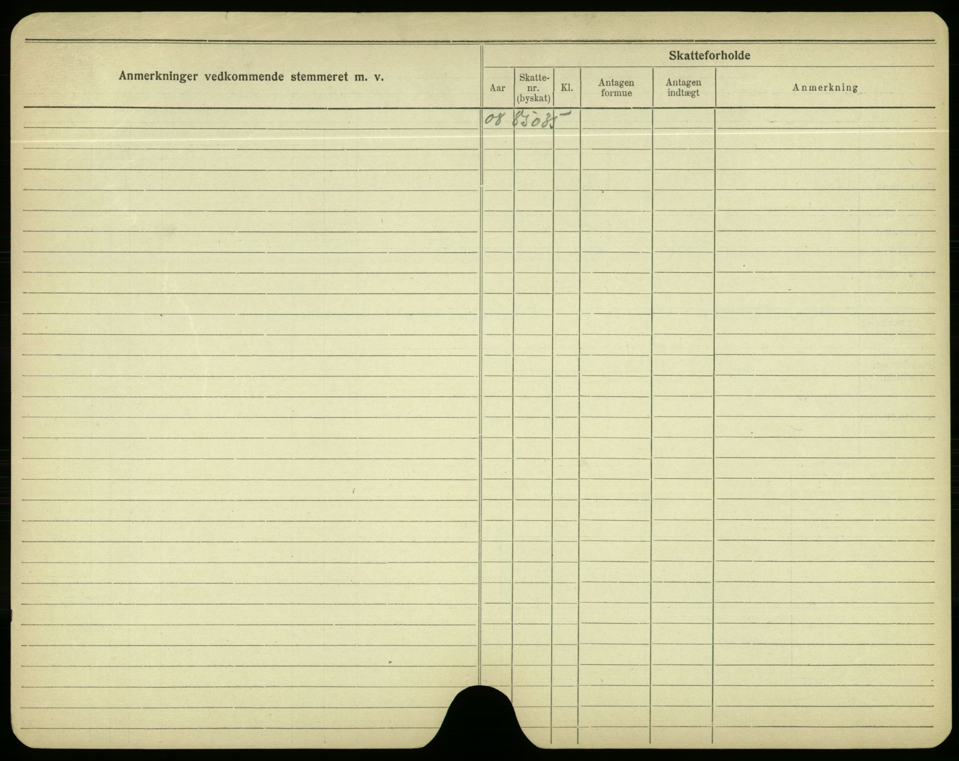 Oslo folkeregister, Registerkort, AV/SAO-A-11715/F/Fa/Fac/L0003: Menn, 1906-1914, s. 1143b