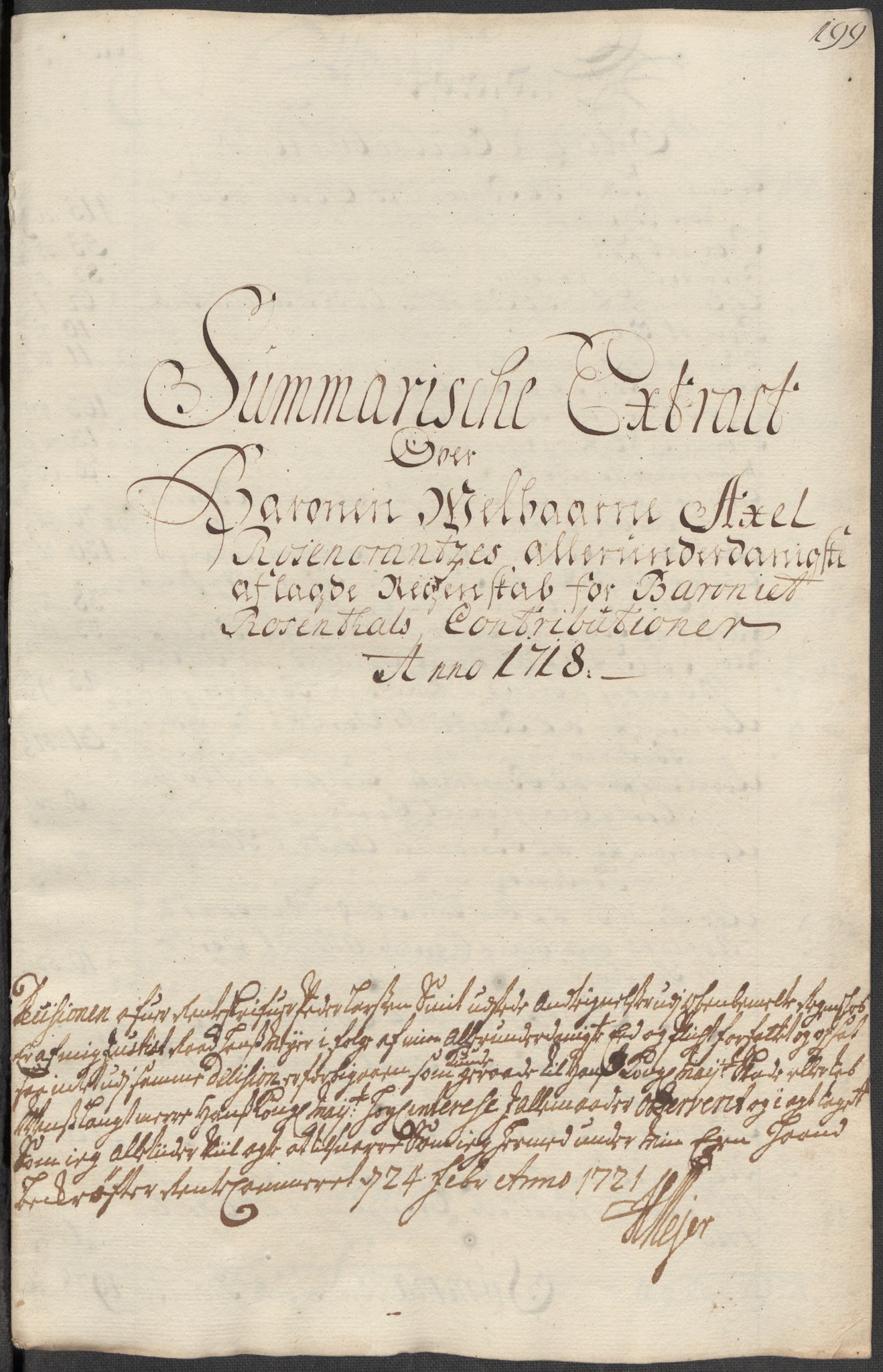 Rentekammeret inntil 1814, Reviderte regnskaper, Fogderegnskap, RA/EA-4092/R49/L3140: Fogderegnskap Rosendal Baroni, 1718-1720, s. 17