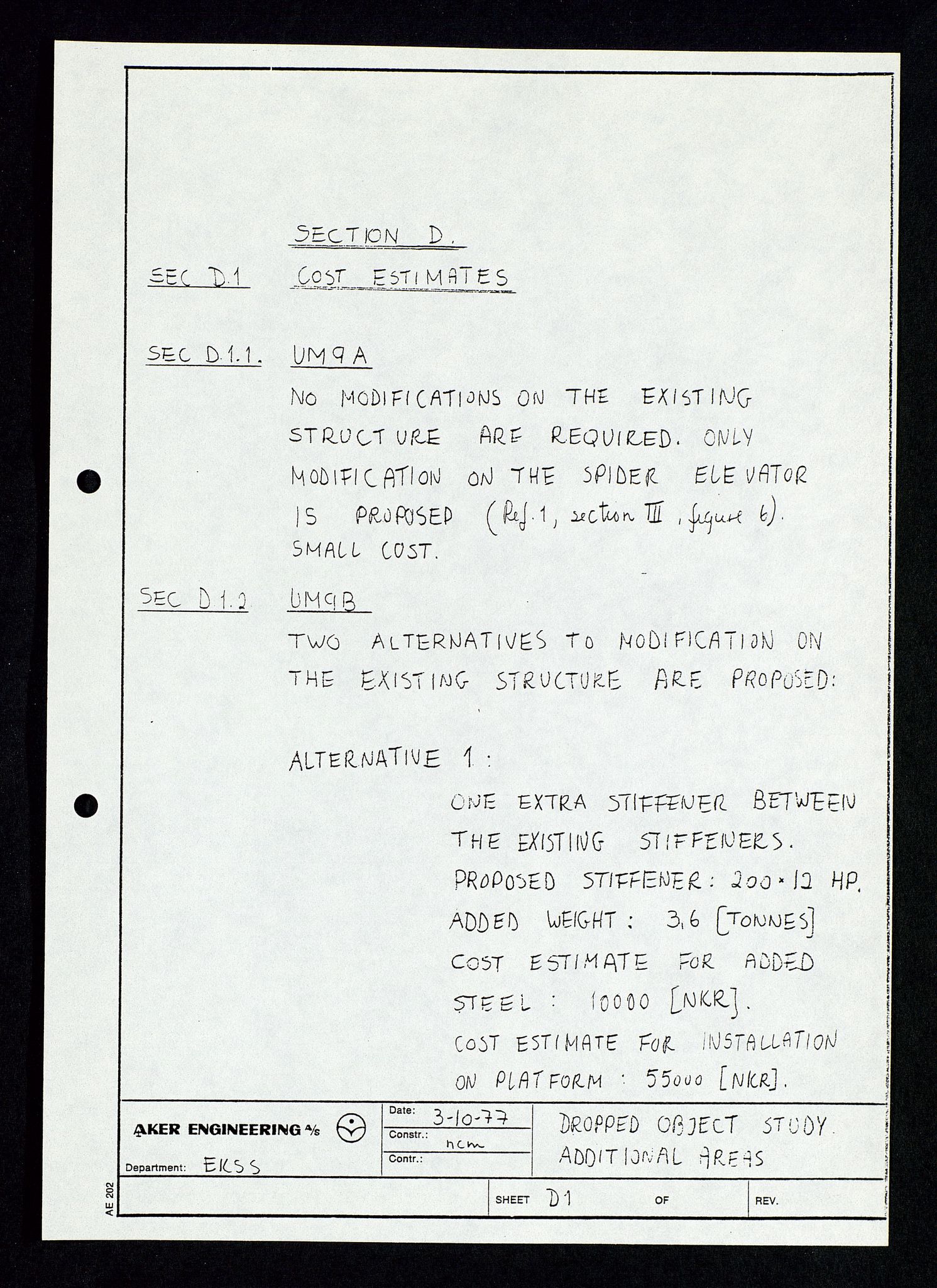 Pa 1339 - Statoil ASA, SAST/A-101656/0001/D/Dm/L0348: Gravitasjonsplattform betong, 1975-1978, s. 257