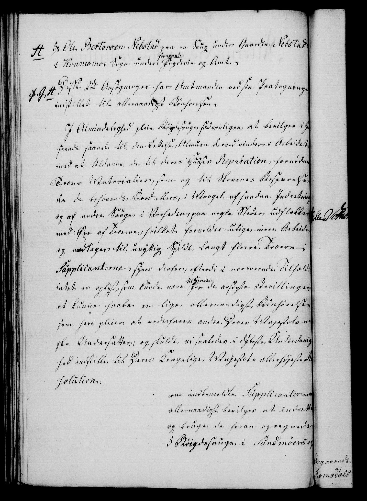 Rentekammeret, Kammerkanselliet, RA/EA-3111/G/Gf/Gfa/L0078: Norsk relasjons- og resolusjonsprotokoll (merket RK 52.78), 1796, s. 271