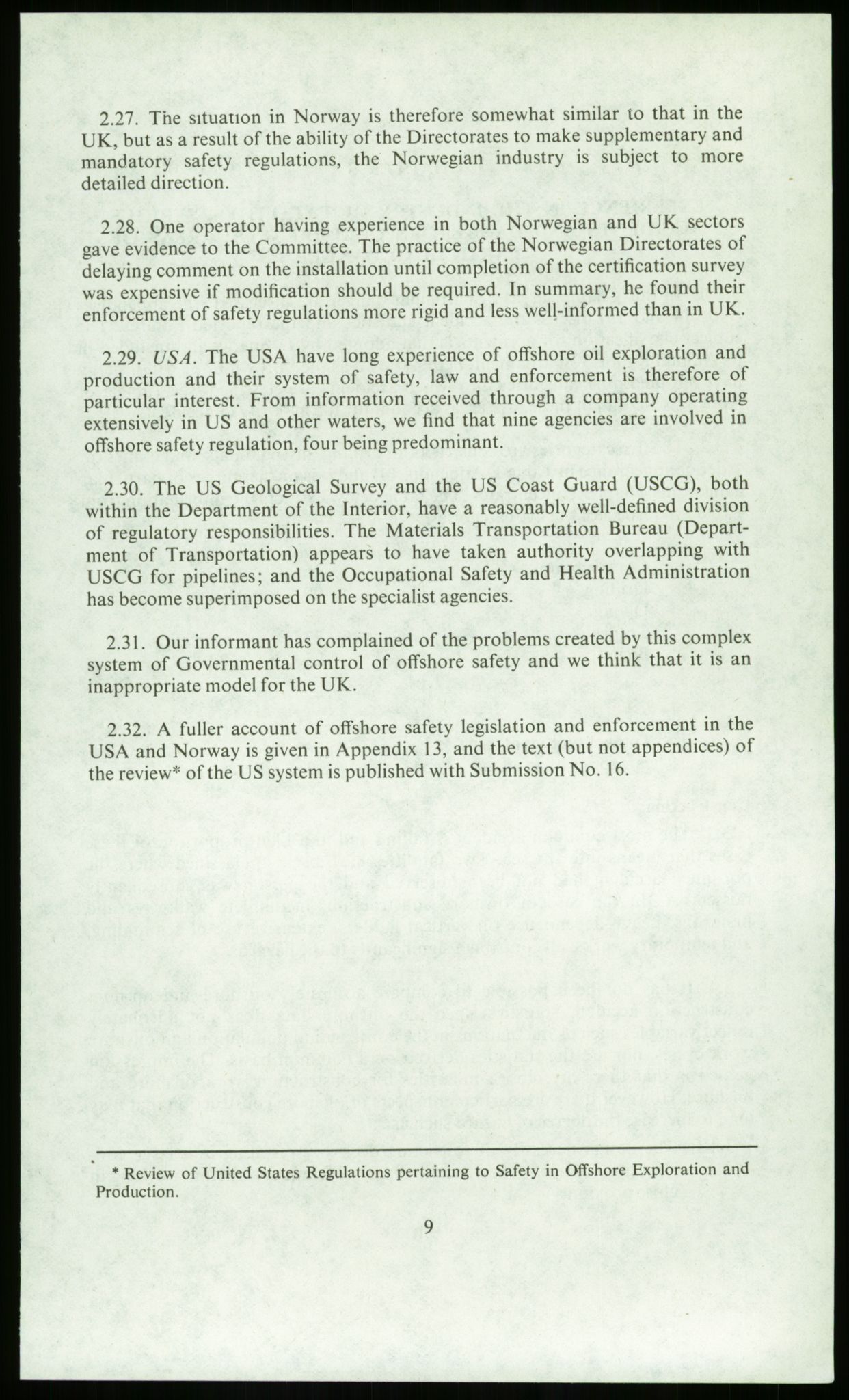 Justisdepartementet, Granskningskommisjonen ved Alexander Kielland-ulykken 27.3.1980, AV/RA-S-1165/D/L0014: J Department of Energy (Doku.liste + J1-J10 av 11)/K Department of Trade (Doku.liste + K1-K4 av 4), 1980-1981, s. 19