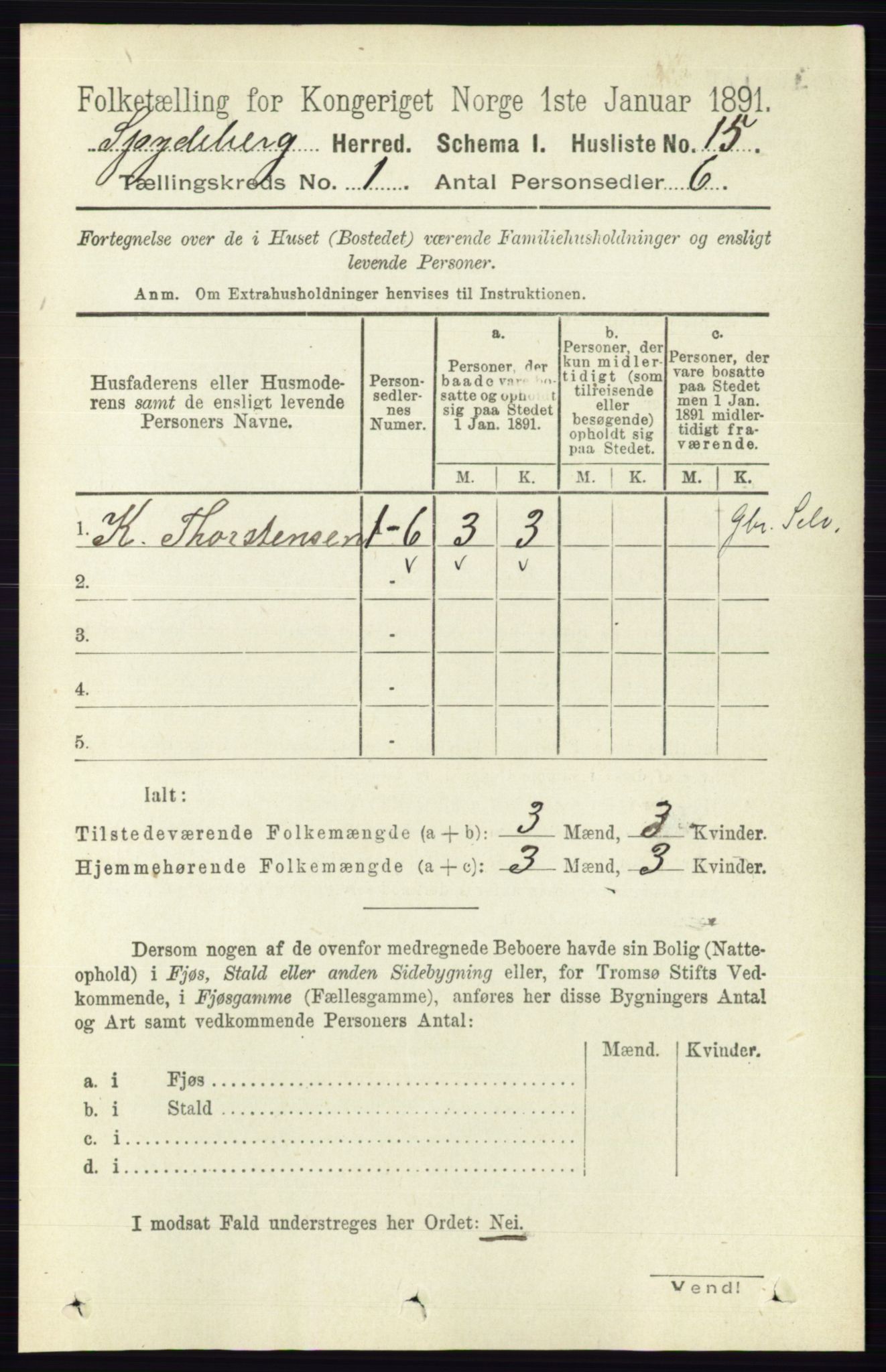 RA, Folketelling 1891 for 0123 Spydeberg herred, 1891, s. 50