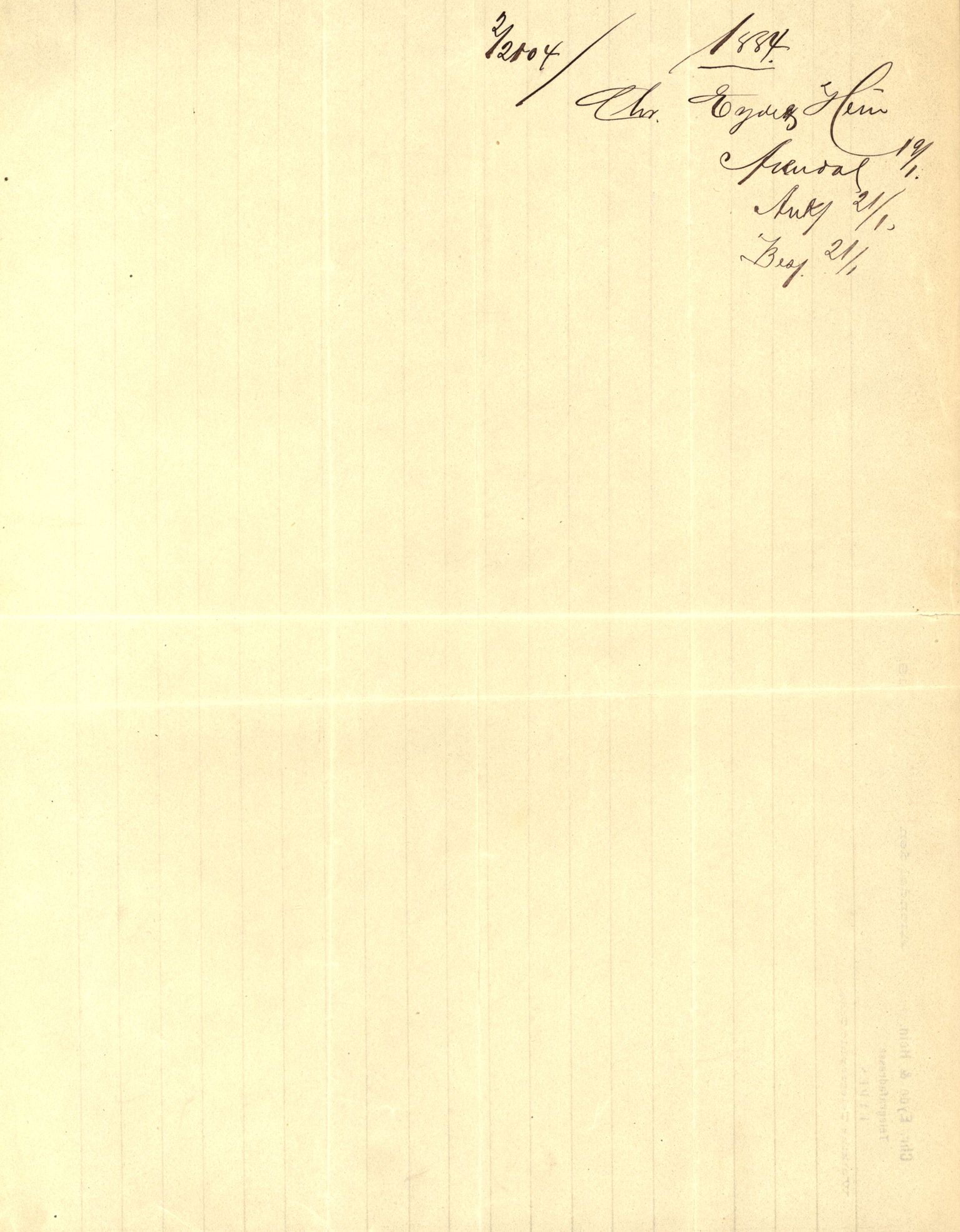 Pa 63 - Østlandske skibsassuranceforening, VEMU/A-1079/G/Ga/L0017/0005: Havaridokumenter / Signe, Hurra, Activ, Sjofna, Senior, Scandia, 1884, s. 78