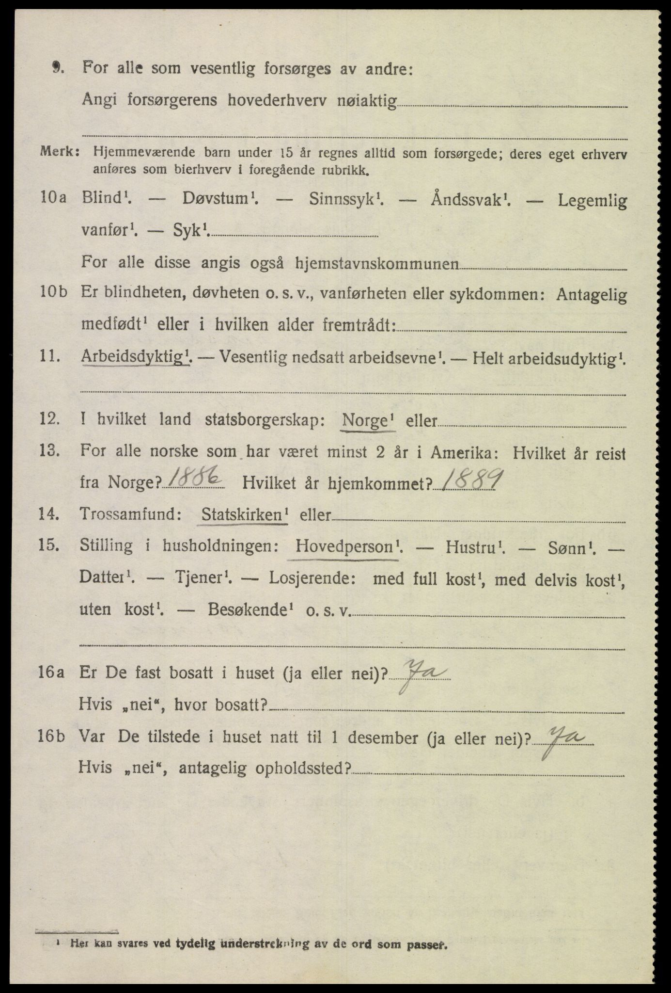 SAK, Folketelling 1920 for 1042 Hidra herred, 1920, s. 4091