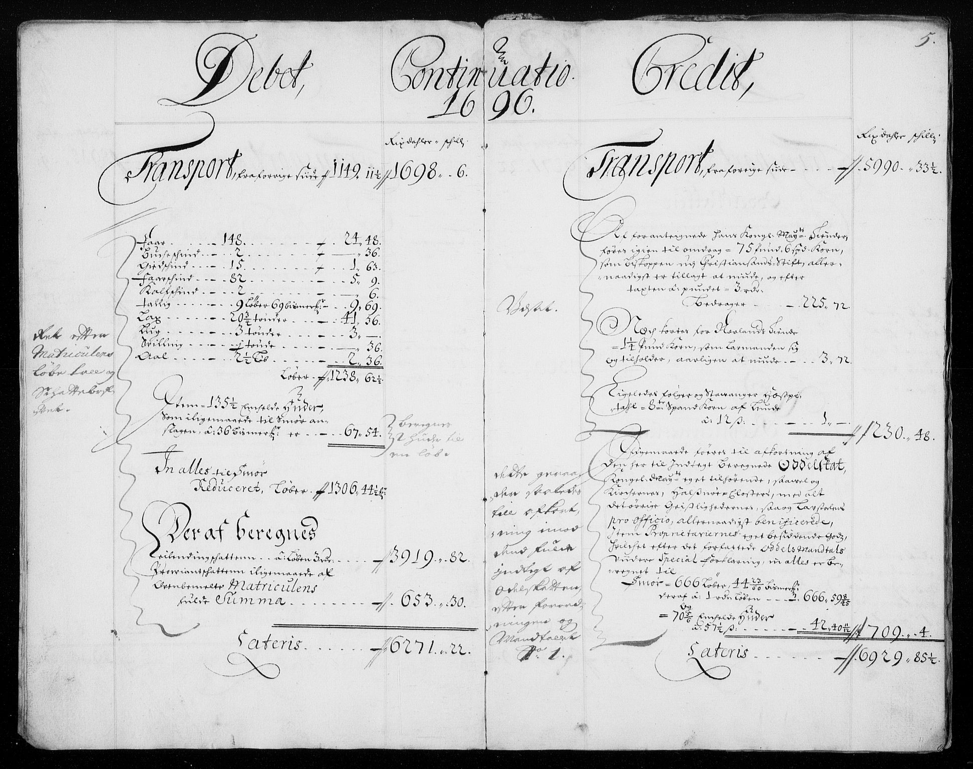 Rentekammeret inntil 1814, Reviderte regnskaper, Fogderegnskap, AV/RA-EA-4092/R46/L2728: Fogderegnskap Jæren og Dalane, 1694-1696, s. 394