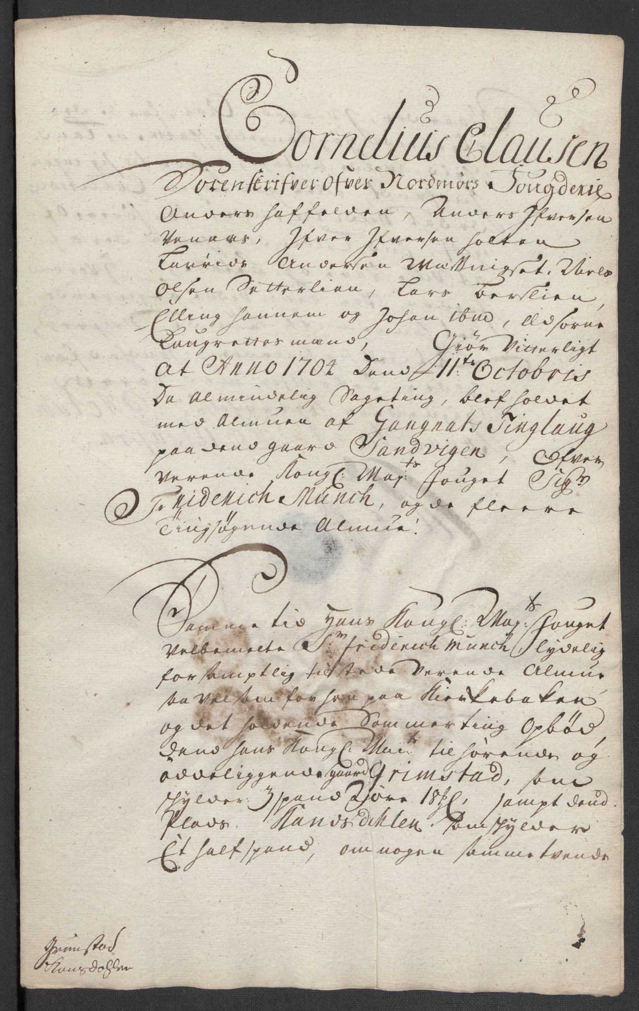 Rentekammeret inntil 1814, Reviderte regnskaper, Fogderegnskap, RA/EA-4092/R56/L3740: Fogderegnskap Nordmøre, 1703-1704, s. 362