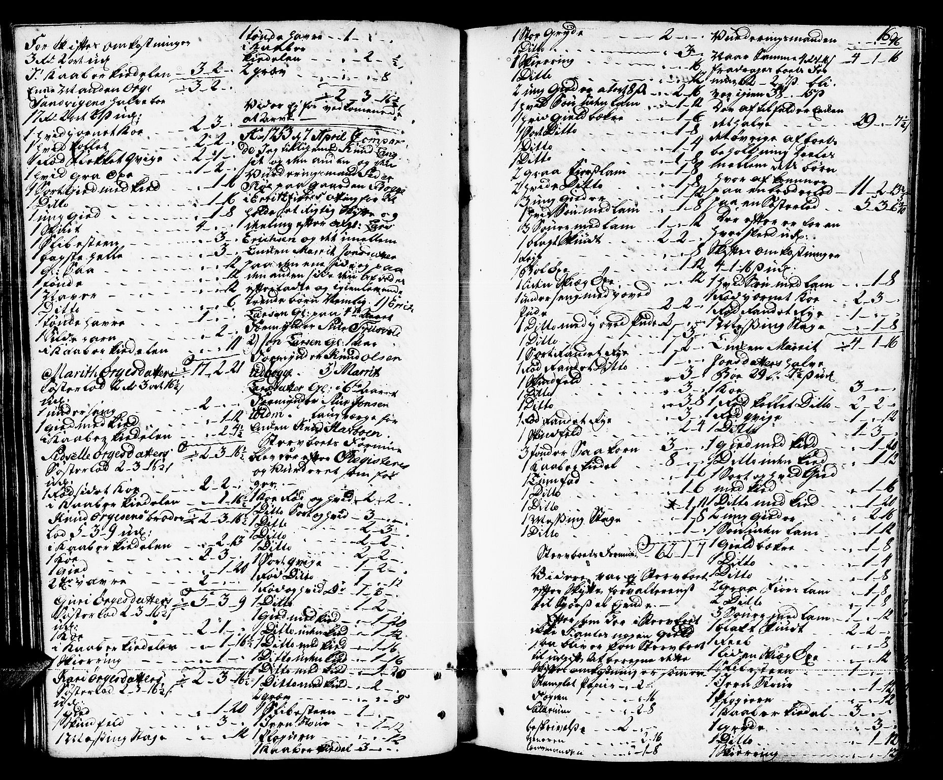 Romsdal sorenskriveri, AV/SAT-A-4149/1/3/3A/L0008: Skifteprotokoll, 1752-1761, s. 159b-160a