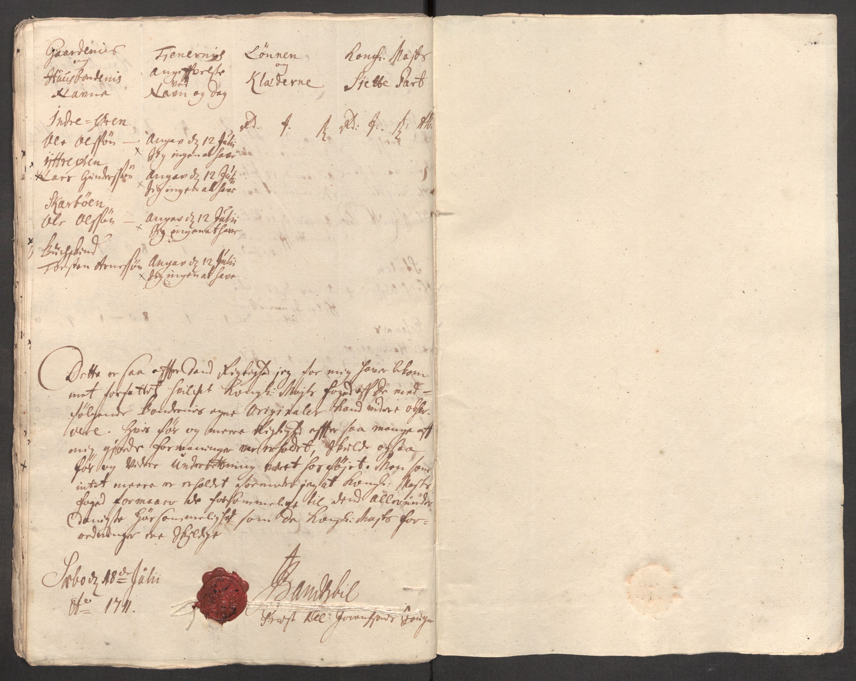 Rentekammeret inntil 1814, Reviderte regnskaper, Fogderegnskap, AV/RA-EA-4092/R54/L3564: Fogderegnskap Sunnmøre, 1711, s. 328