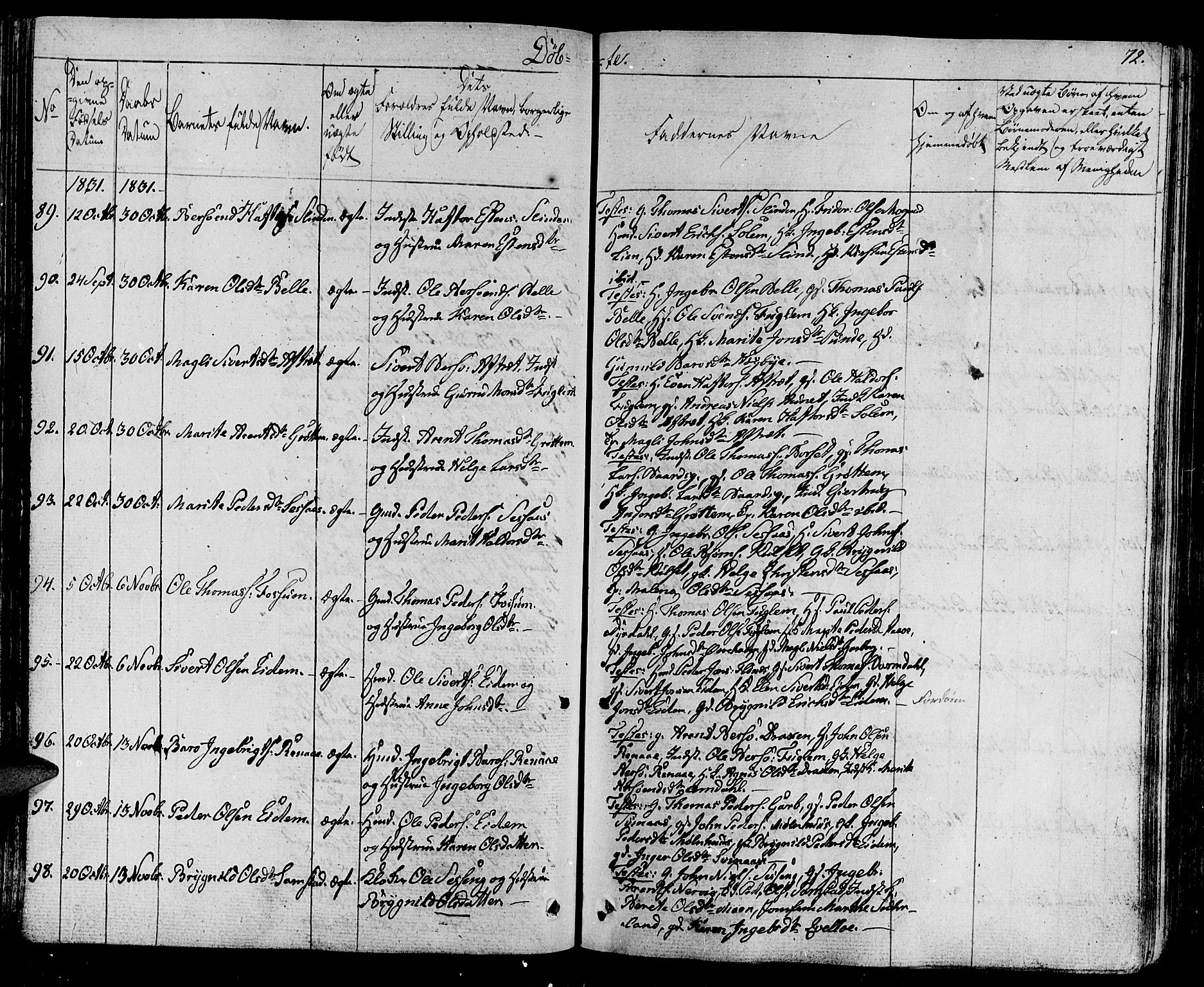 Ministerialprotokoller, klokkerbøker og fødselsregistre - Sør-Trøndelag, SAT/A-1456/695/L1143: Ministerialbok nr. 695A05 /1, 1824-1842, s. 72