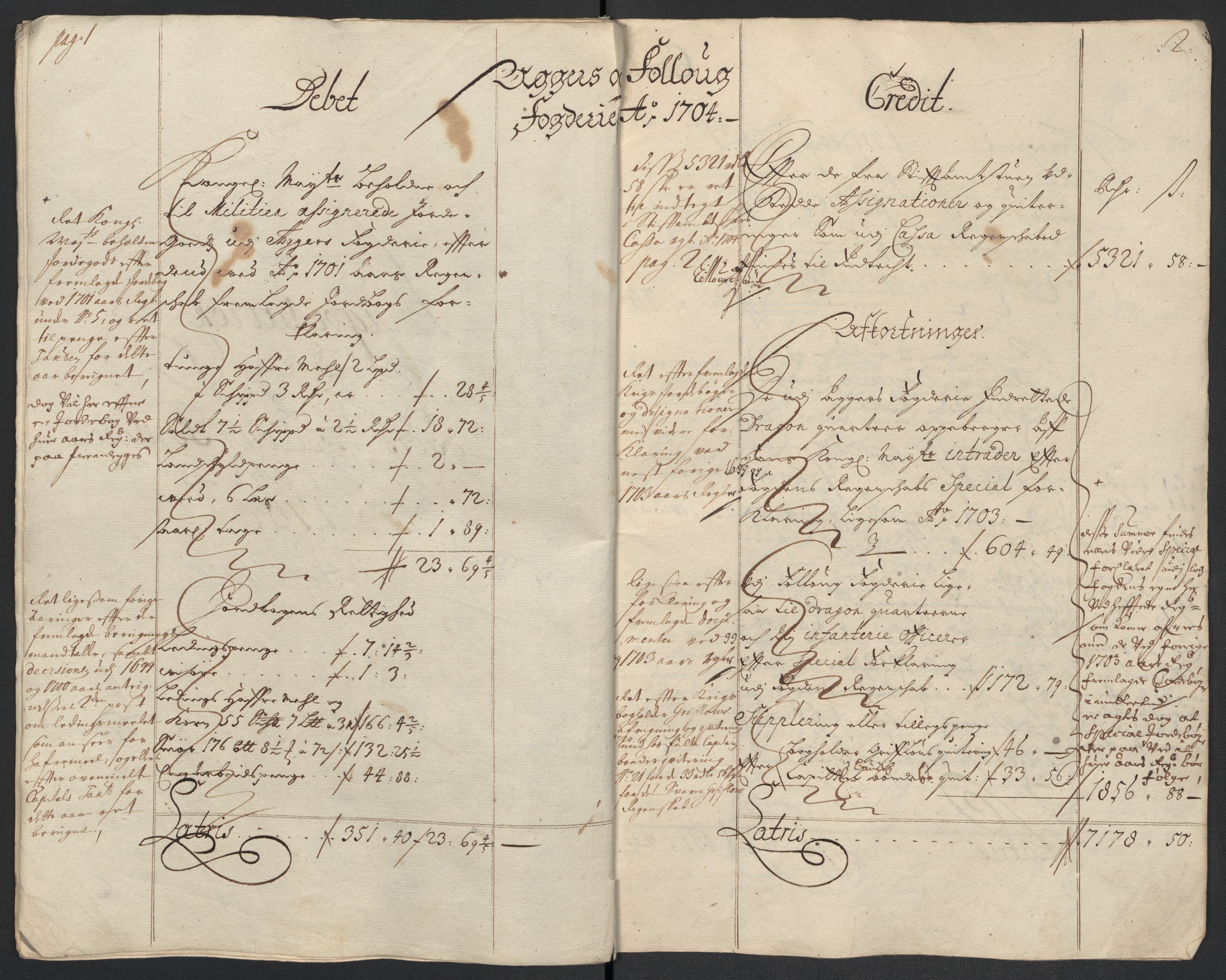 Rentekammeret inntil 1814, Reviderte regnskaper, Fogderegnskap, AV/RA-EA-4092/R10/L0445: Fogderegnskap Aker og Follo, 1703-1704, s. 314