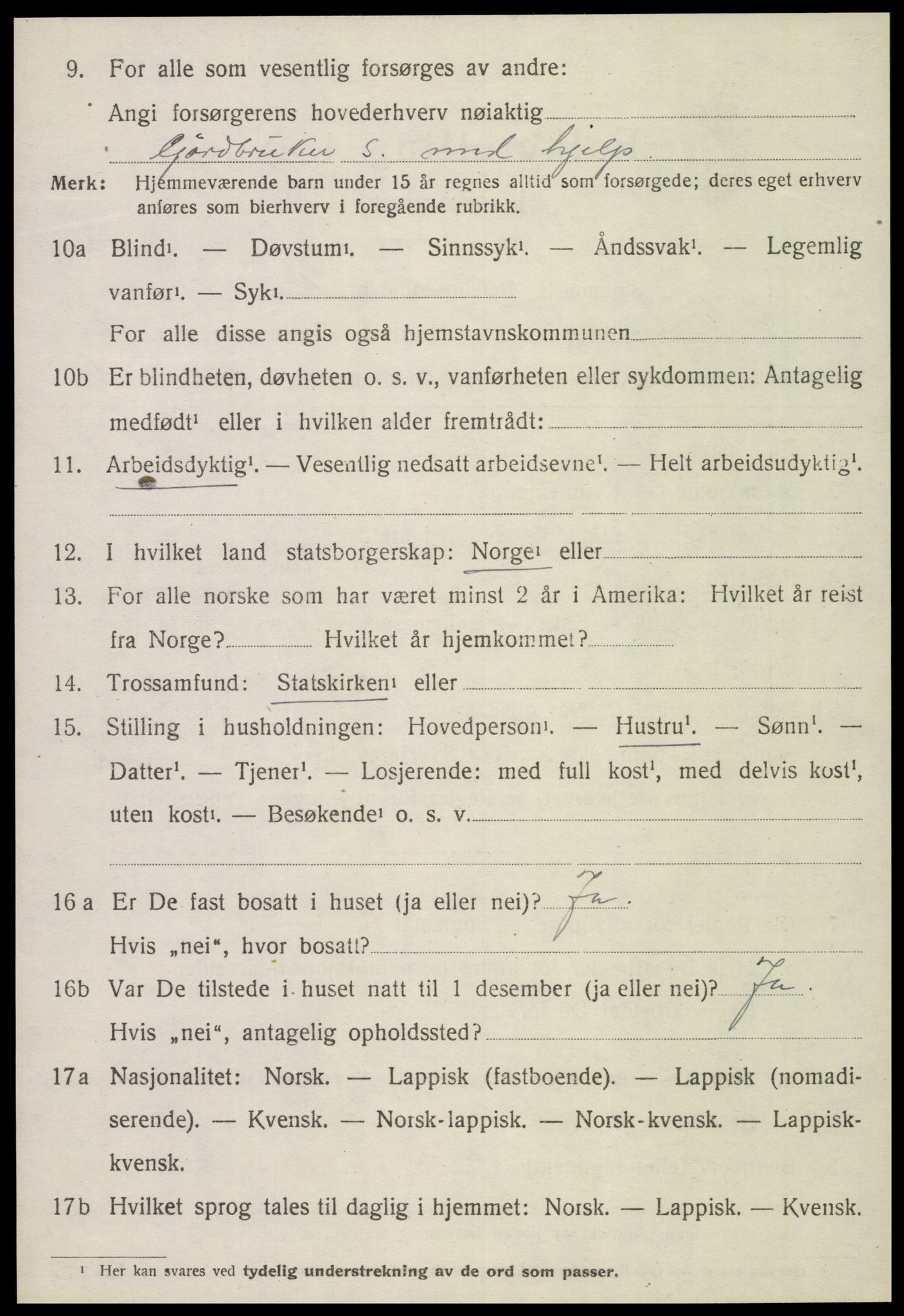 SAT, Folketelling 1920 for 1744 Overhalla herred, 1920, s. 2417