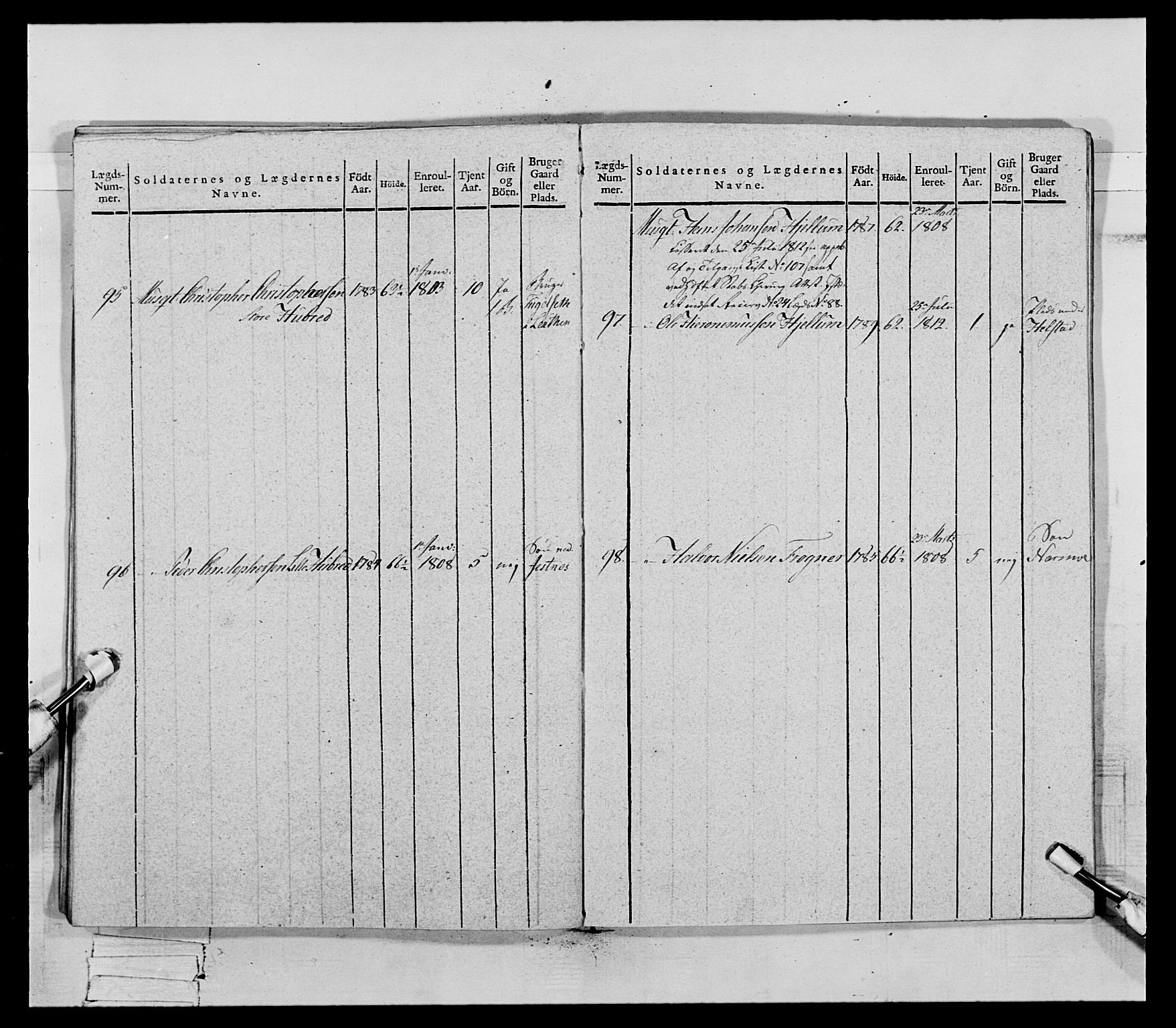 Generalitets- og kommissariatskollegiet, Det kongelige norske kommissariatskollegium, AV/RA-EA-5420/E/Eh/L0069: Opplandske gevorbne infanteriregiment, 1810-1818, s. 742