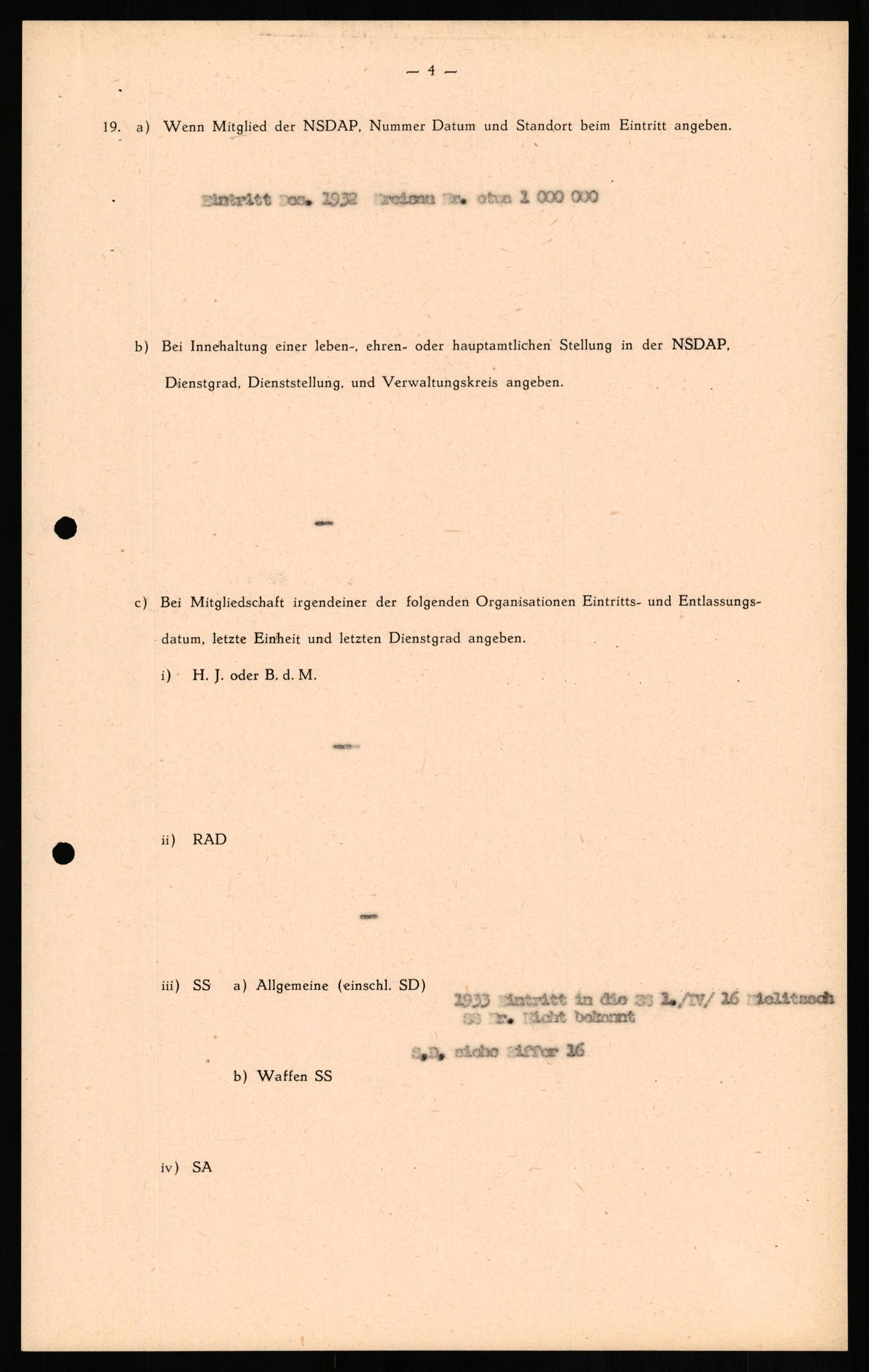 Forsvaret, Forsvarets overkommando II, AV/RA-RAFA-3915/D/Db/L0017: CI Questionaires. Tyske okkupasjonsstyrker i Norge. Tyskere., 1945-1946, s. 118