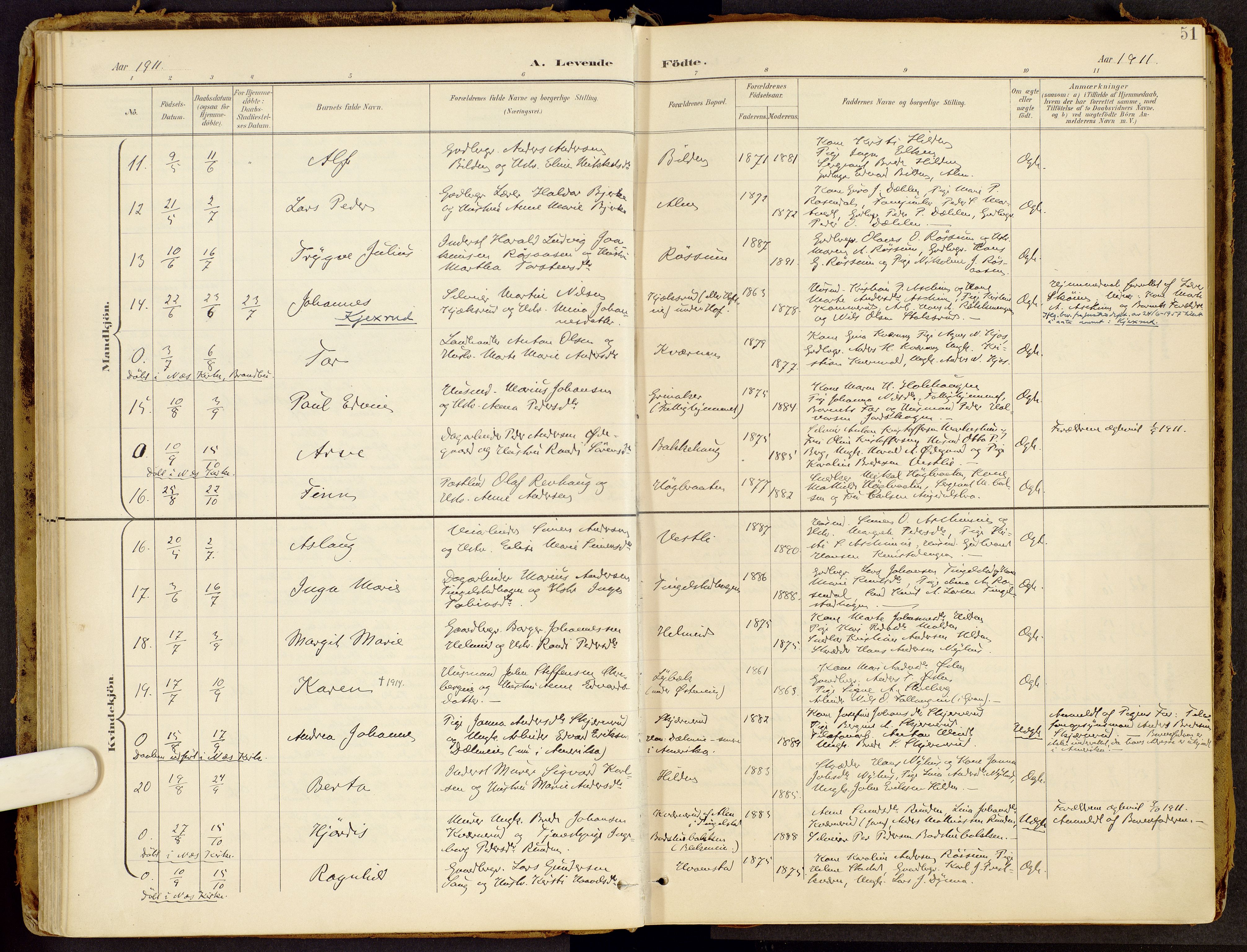 Brandbu prestekontor, AV/SAH-PREST-114/H/Ha/Haa/L0002: Ministerialbok nr. 2, 1899-1914, s. 51